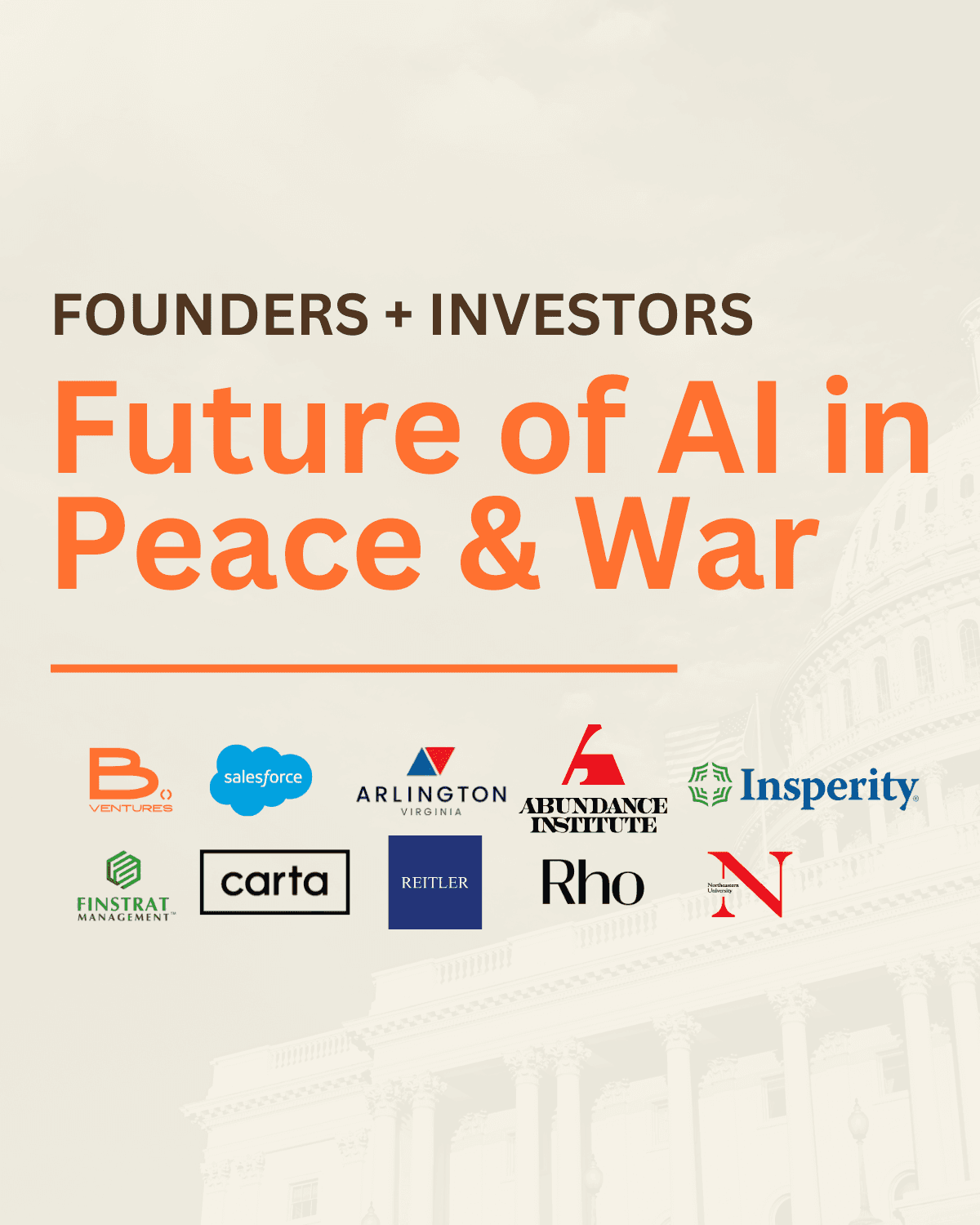 Future of AI in Peace & War (Demo Day)