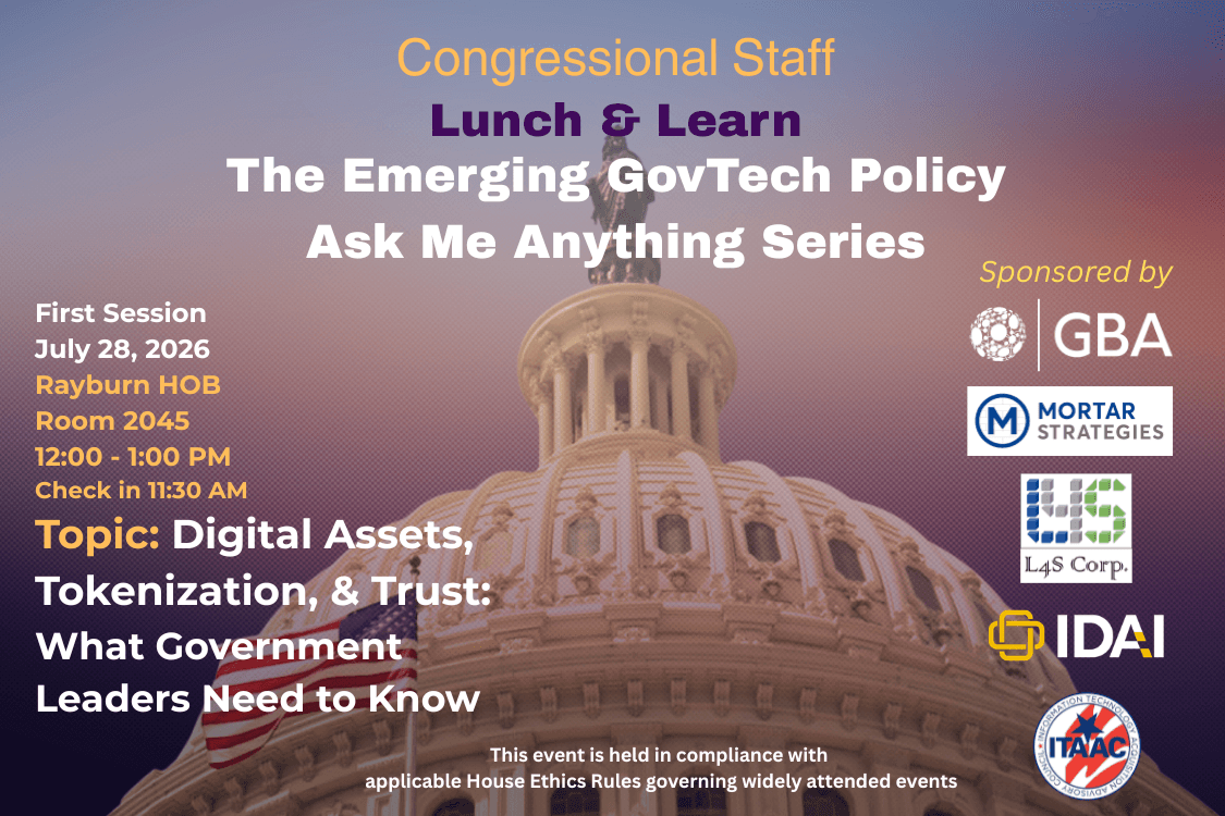Congressional Lunch & Learn- The Emerging GovTech Policy Ask Me Anything Series