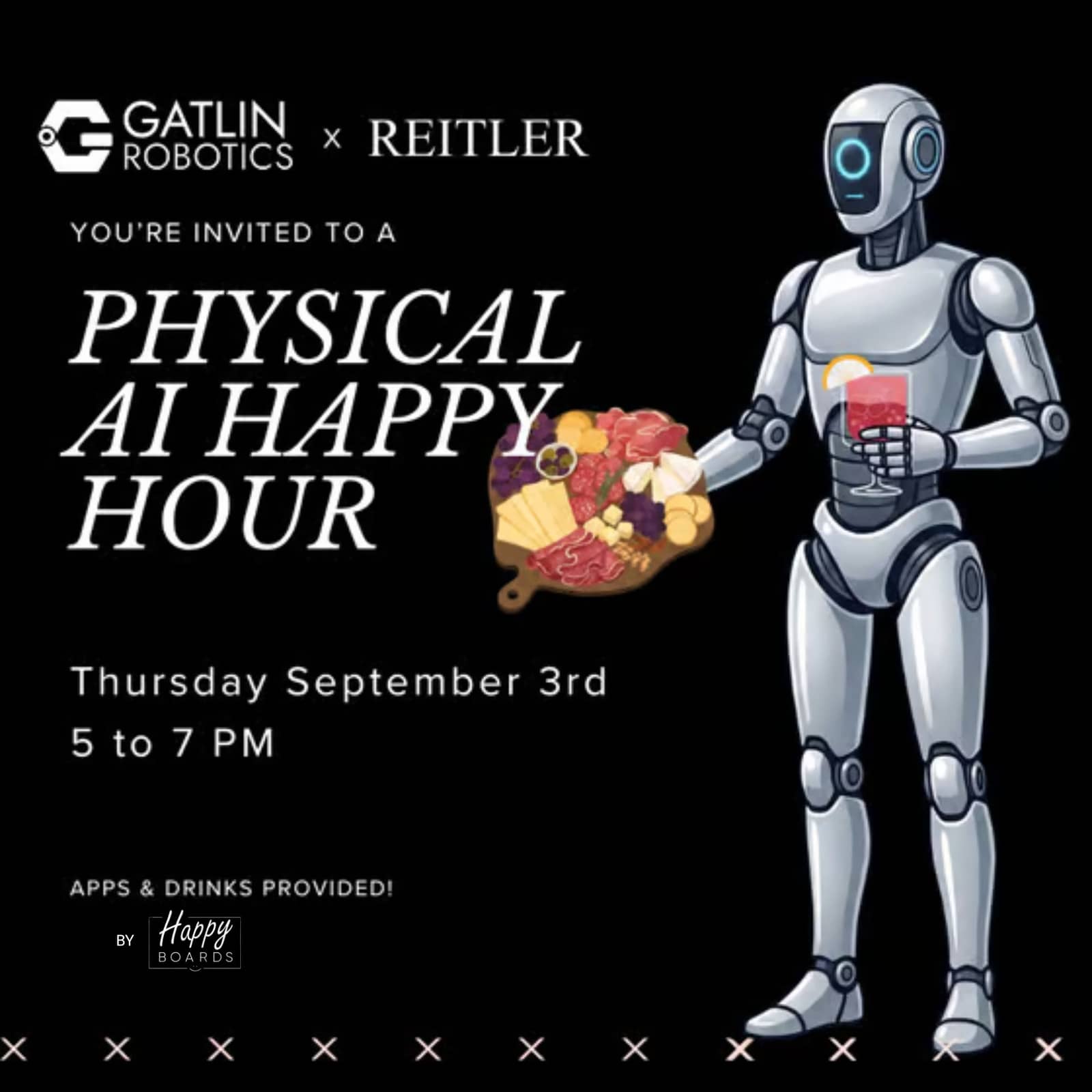 Gatlin Robotics: Physical AI Demo & Happy Hour