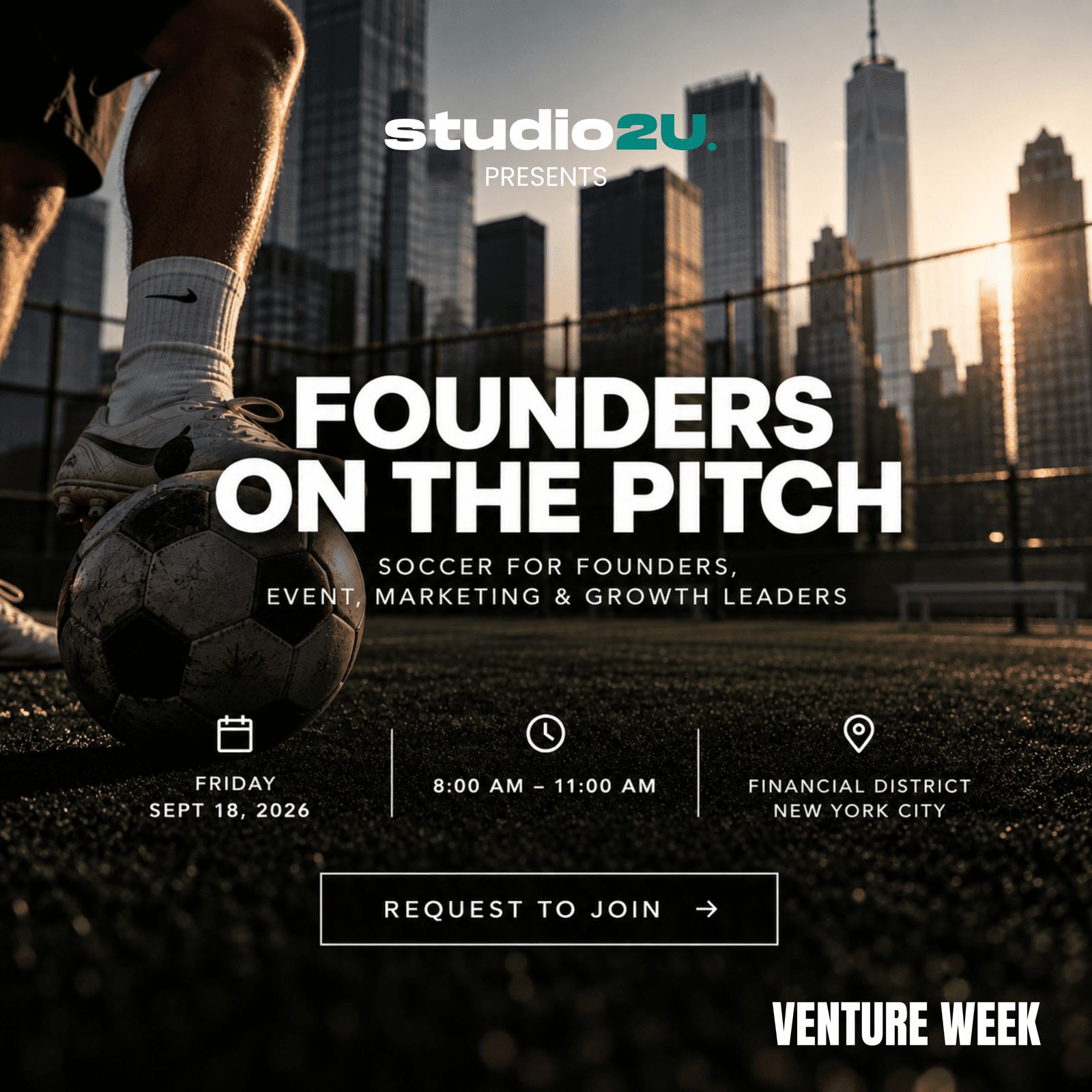 Founders On The Pitch