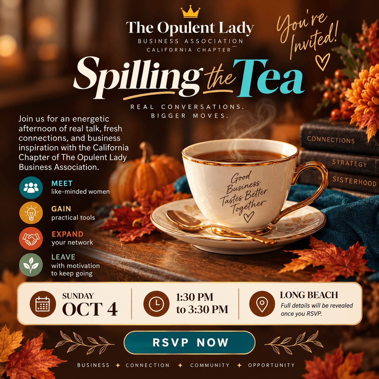 Spilling The Tea on How to Take Your Business to the Next Level