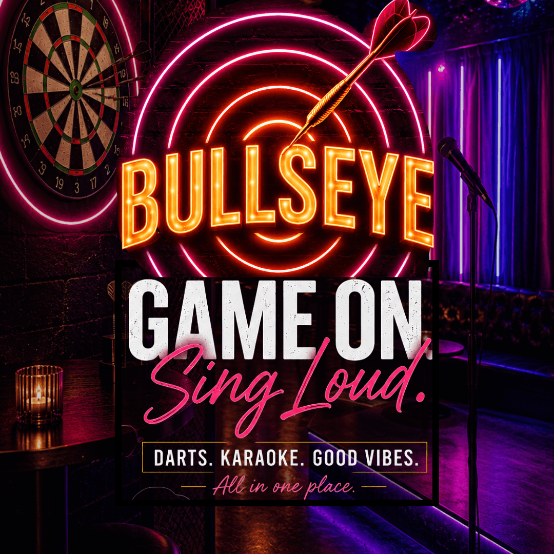 THE BULLSEYE PRIVATE SOCIAL LOUNGE - Darts & Karaoke Networking Social/Mixer