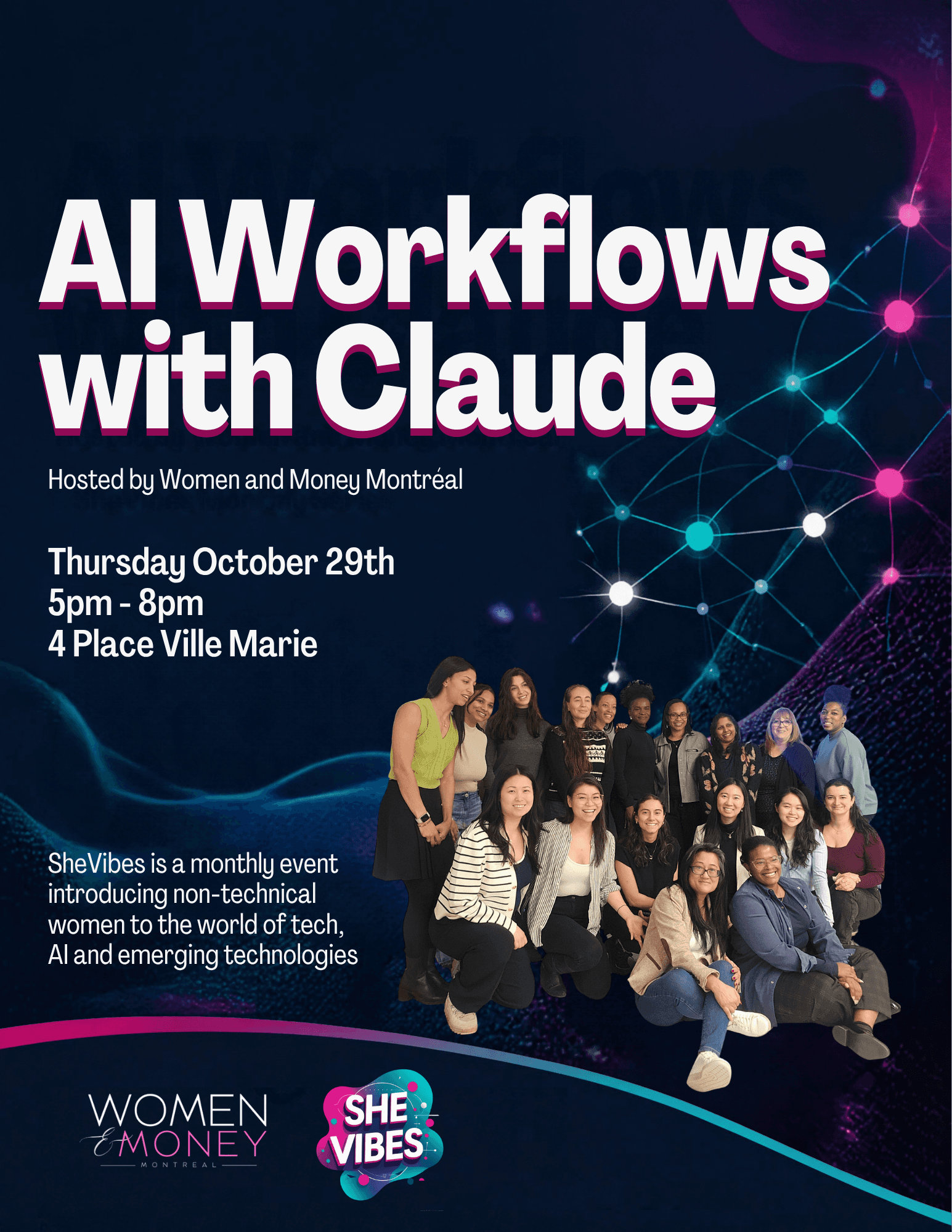 Women and Money Montréal presents✨AI Workflows with Claude