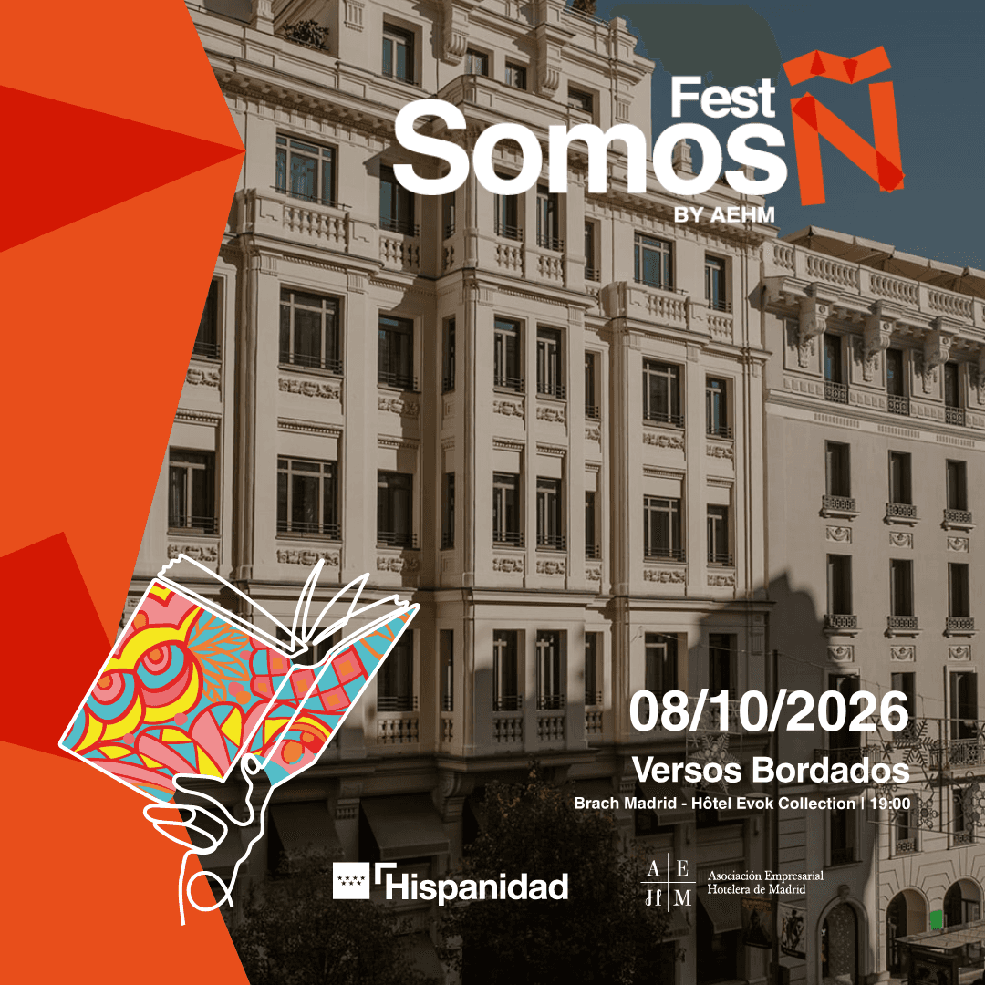 Versos bordados x Hotel Brach Madrid