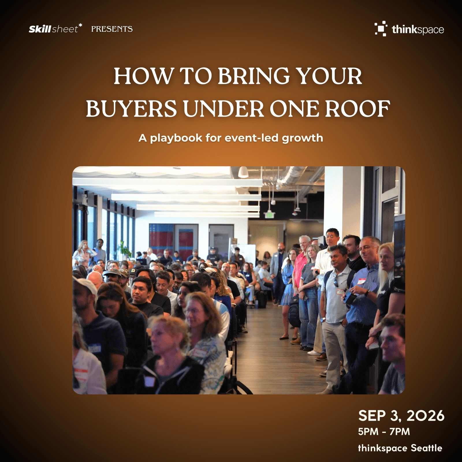 How To Bring Your Buyers Under One Roof - a playbook for event-led growth