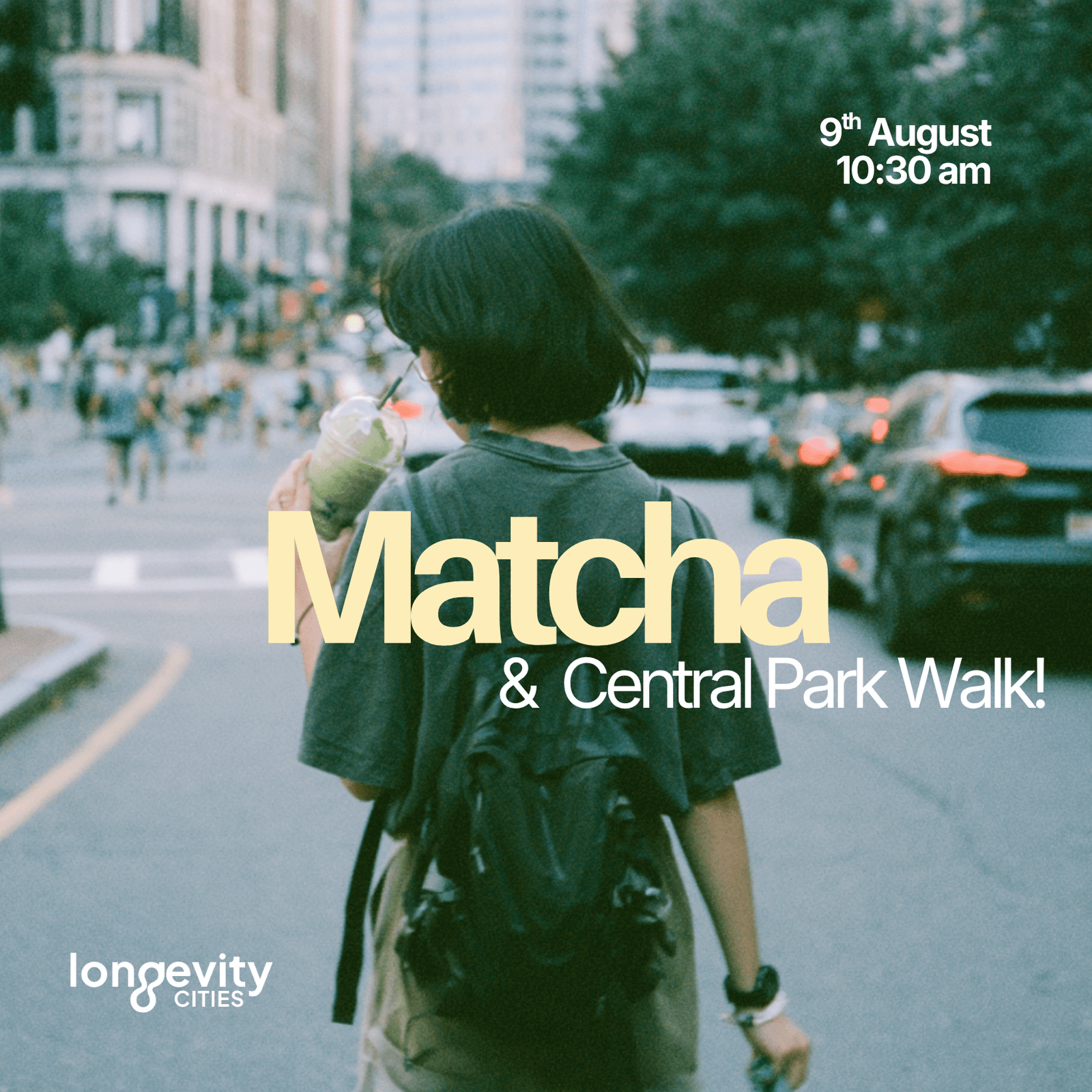 Matcha & Central Park Walk!