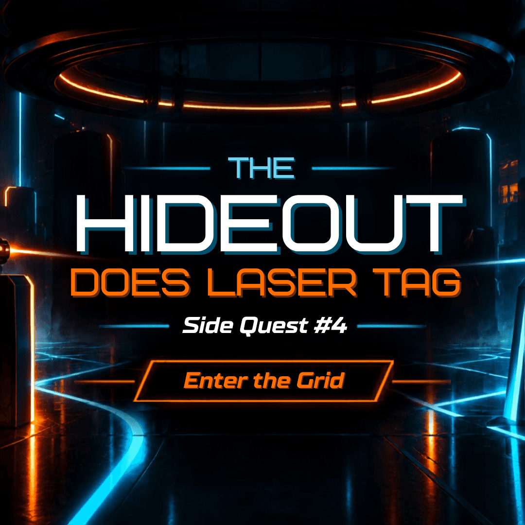 THE HIDEOUT DOES LASER TAG | Side Quest #4π₯π«