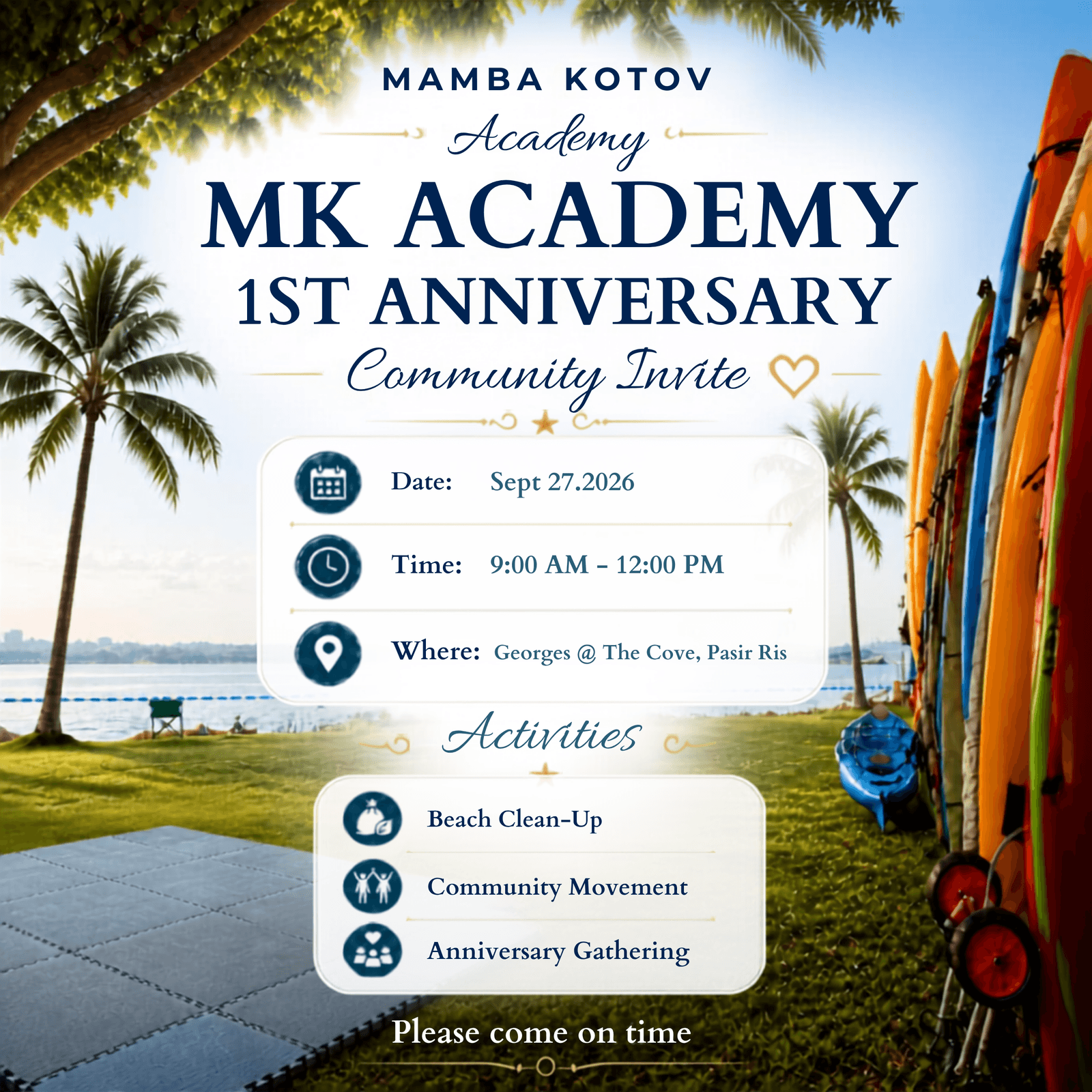 MKA 1st Anniv & Community Event