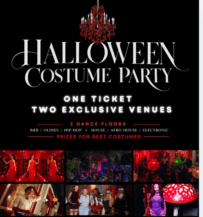 Halloween Costume Party | Two Venues | RnB - Hip-Hop - House