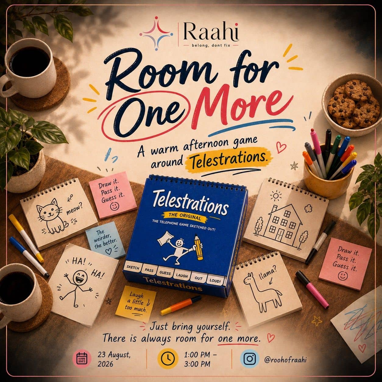 Room for One More: A Raahi Games Afternoon