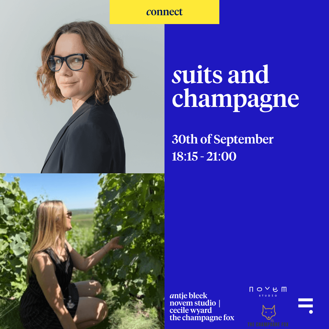 Where the art of tailoring meets the art of champagne