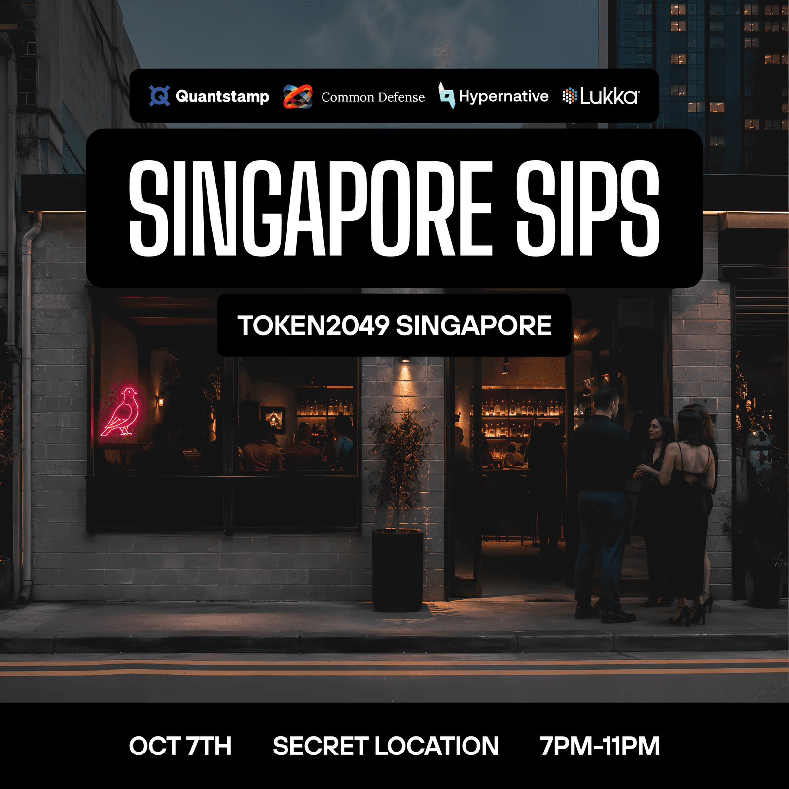 Quantstamp x Common Defense x Hypernative x Lukka | Singapore Sips | TOKEN2049 Singapore
