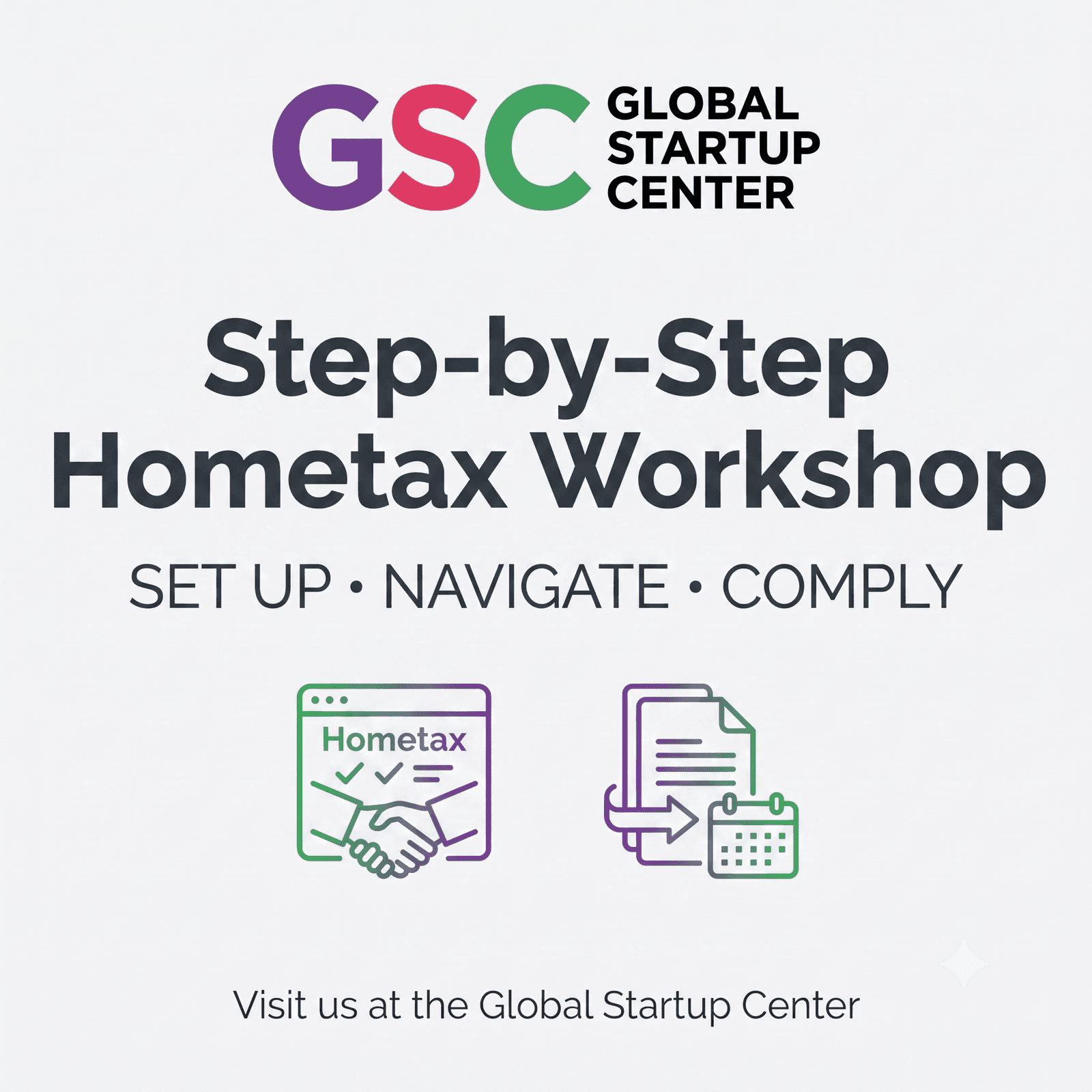 [GSC] Step-by-Step Hometax Workshop