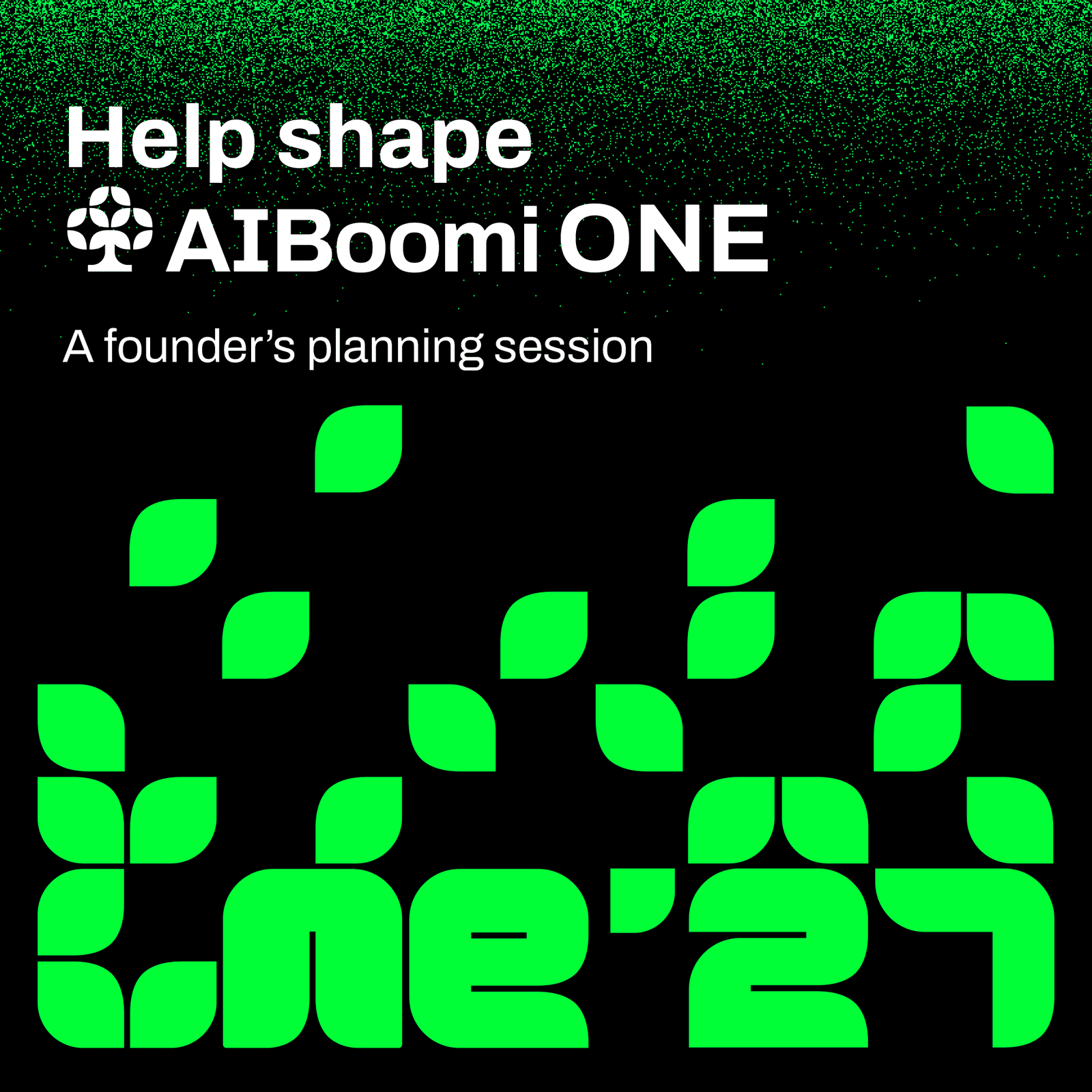 Shape AIBoomi ONE'27: A Founders' Planning Session