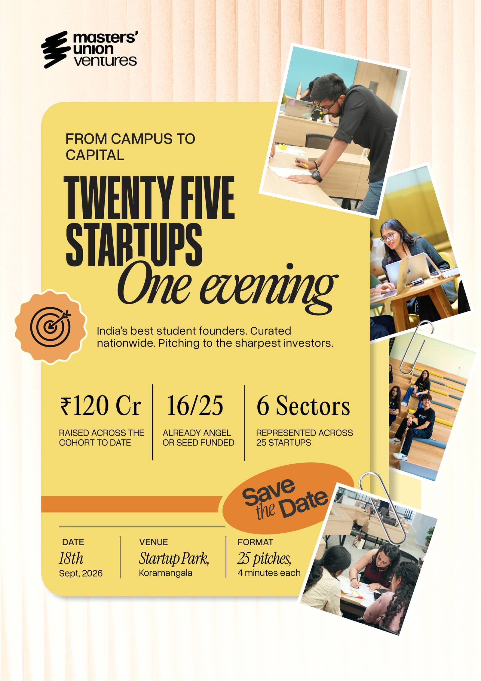 Masters' Union Ventures: Bengaluru Demo Day 2026