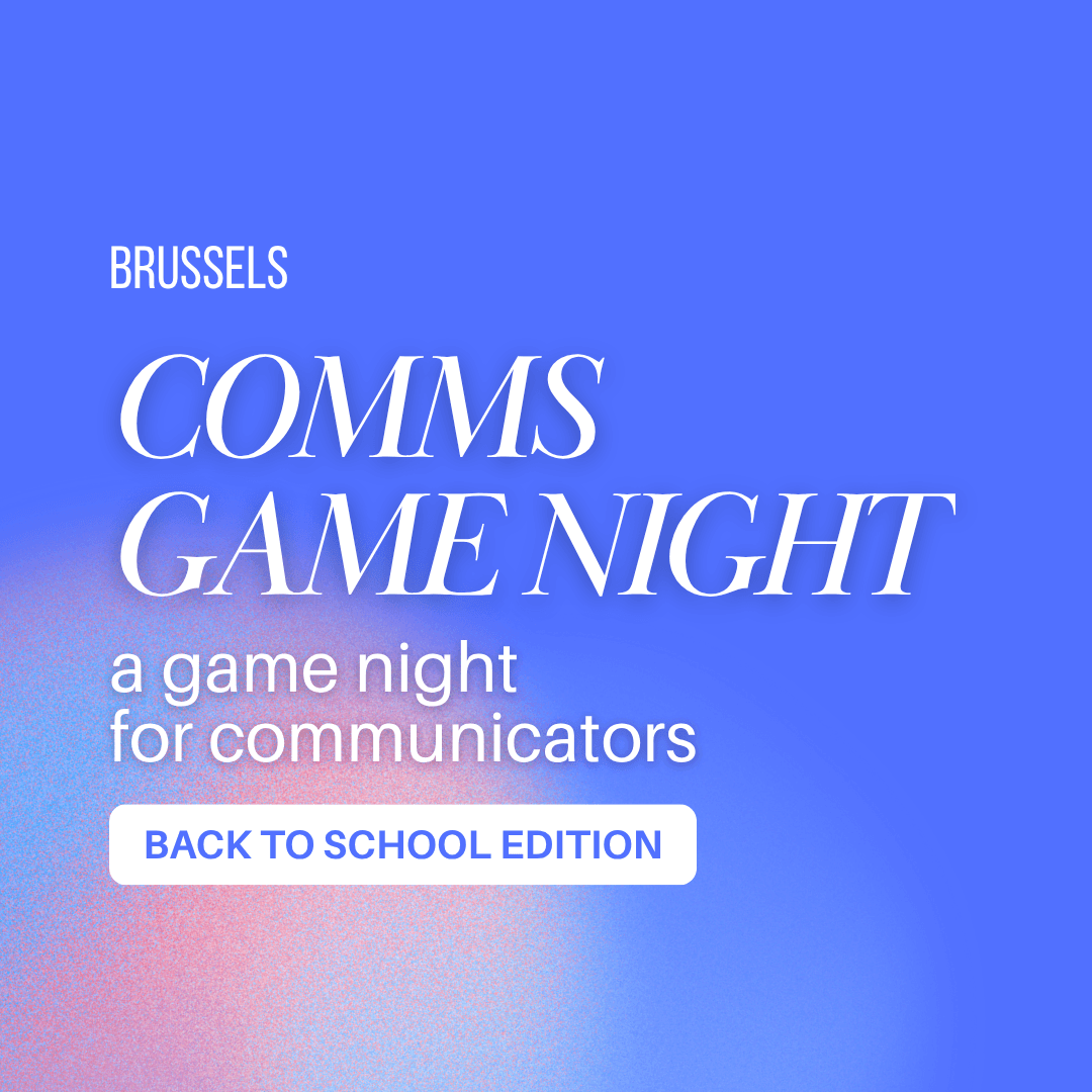 Comms Game Night • Back to School edition