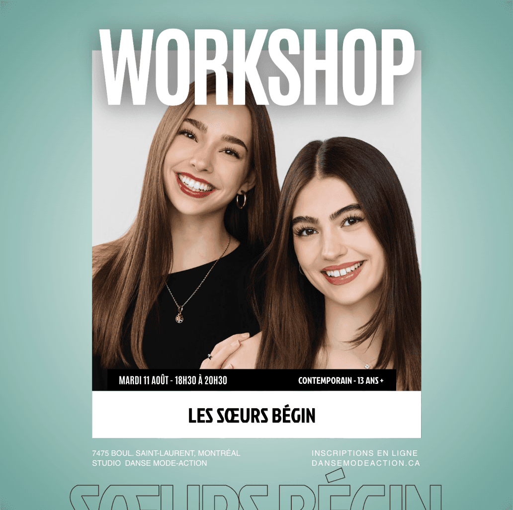 Soeurs Bégin - Workshop Contemporain - 13 ans +