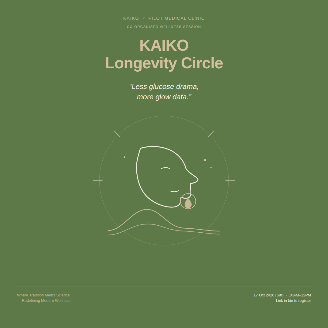 KAIKO Longevity Circle - S1 x Pilot Medical Clinic