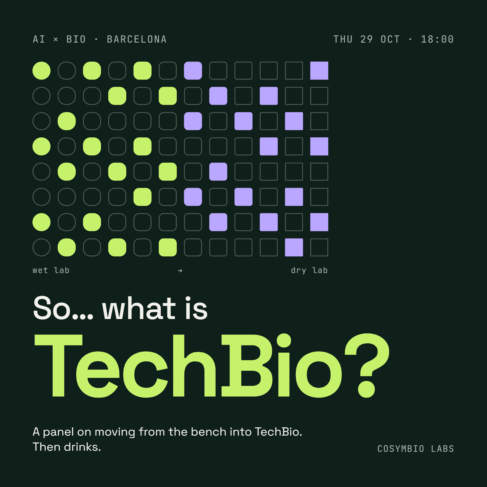 So… what is TechBio? An AI x Bio evening in Barcelona