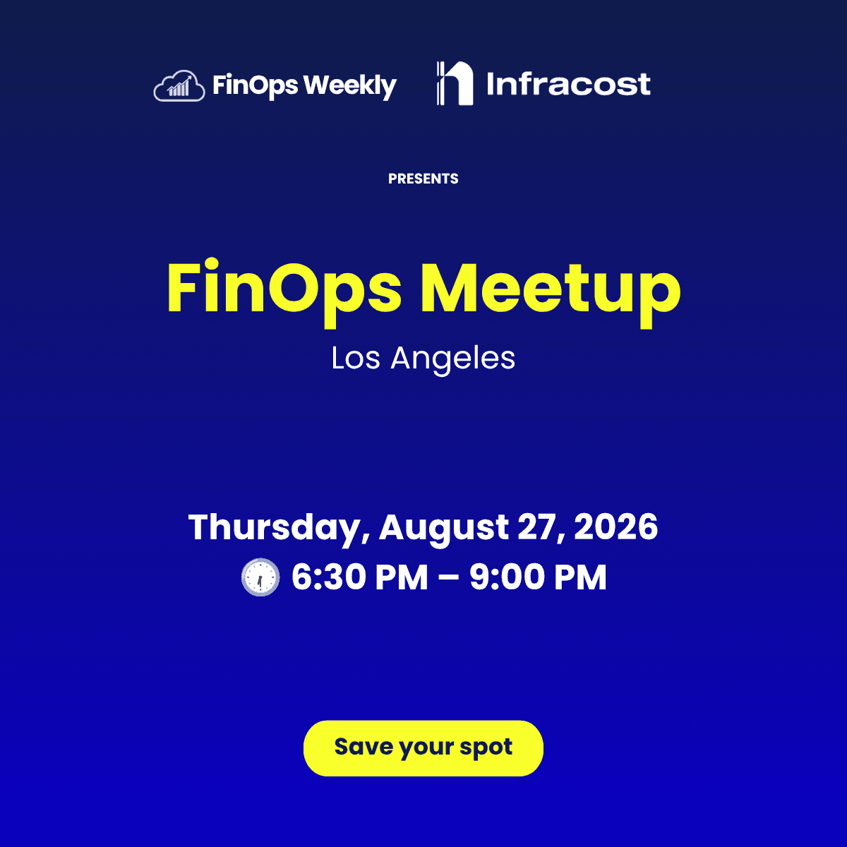 Finops Meetup LA - Infracost
