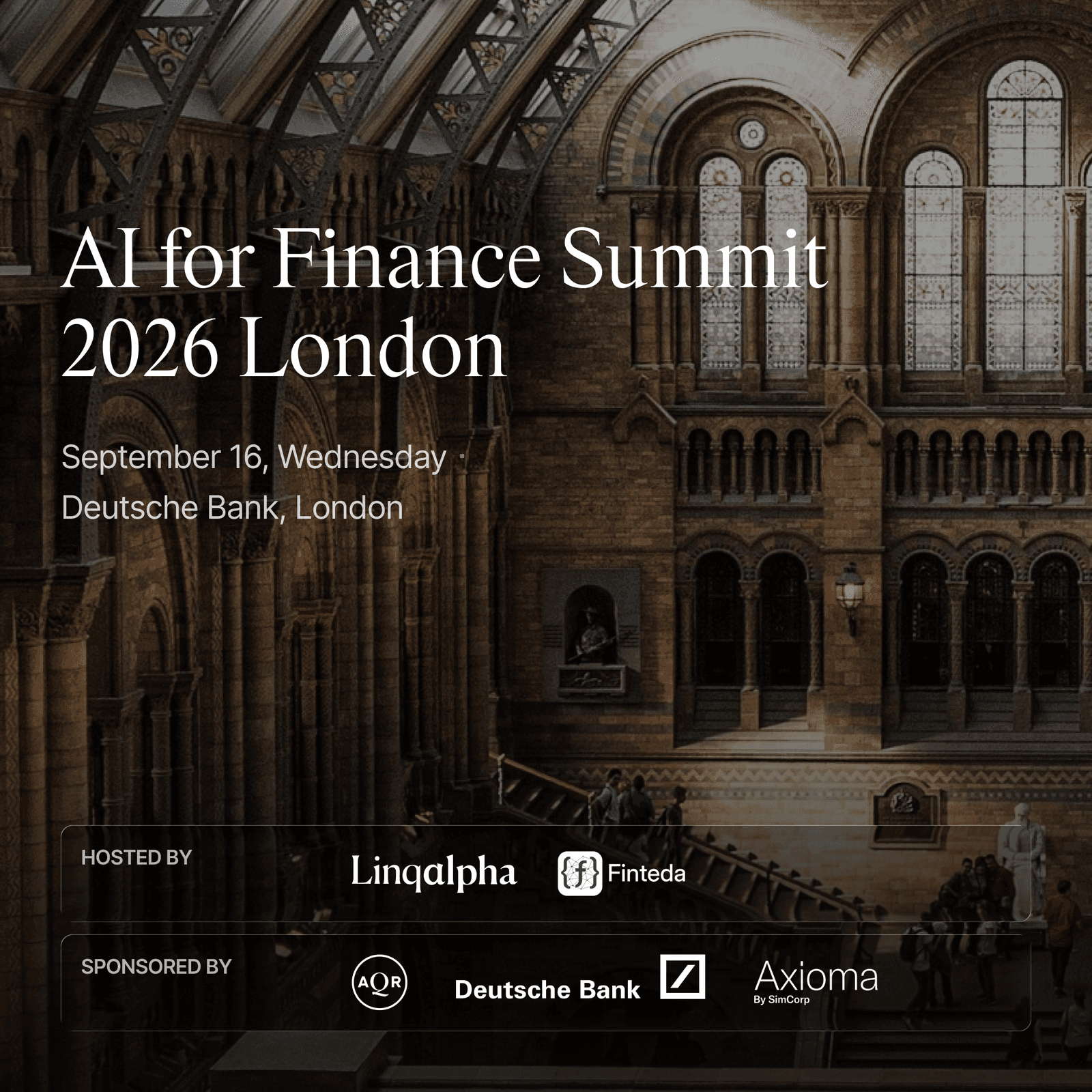 AI for Finance Summit 2026 London