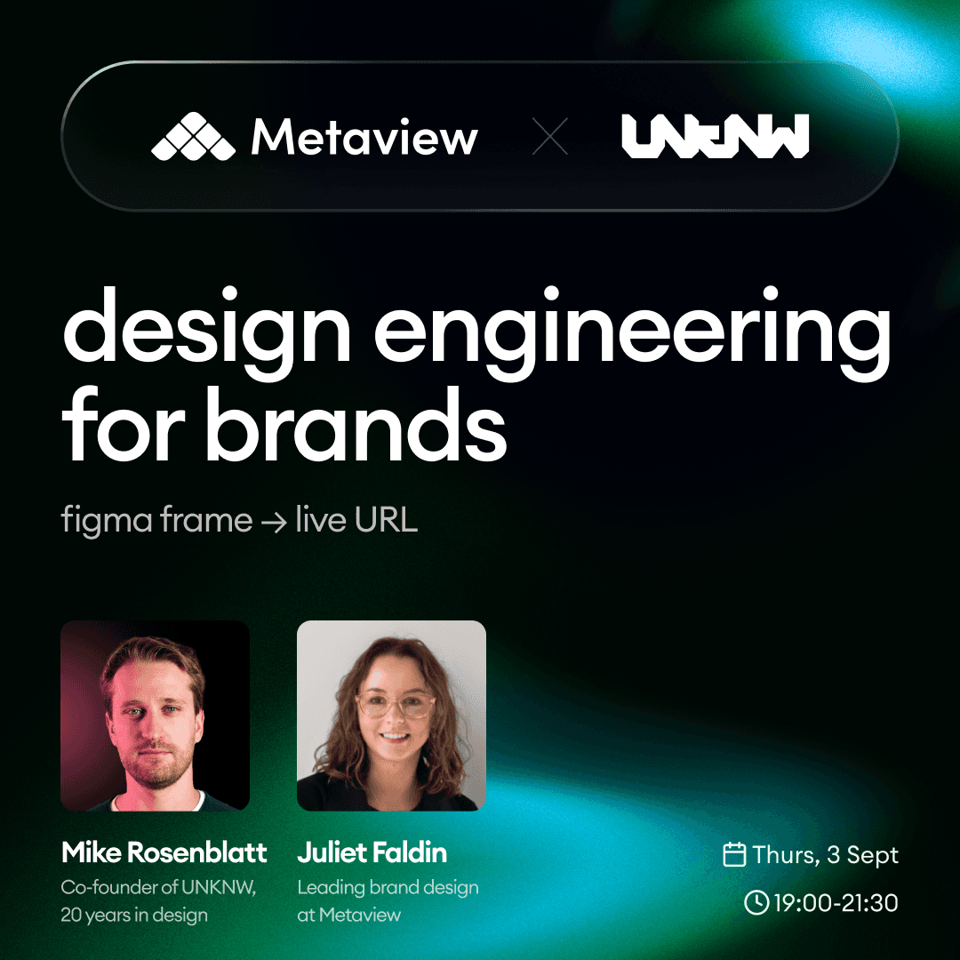 design engineering for brands: figma frame → live URL