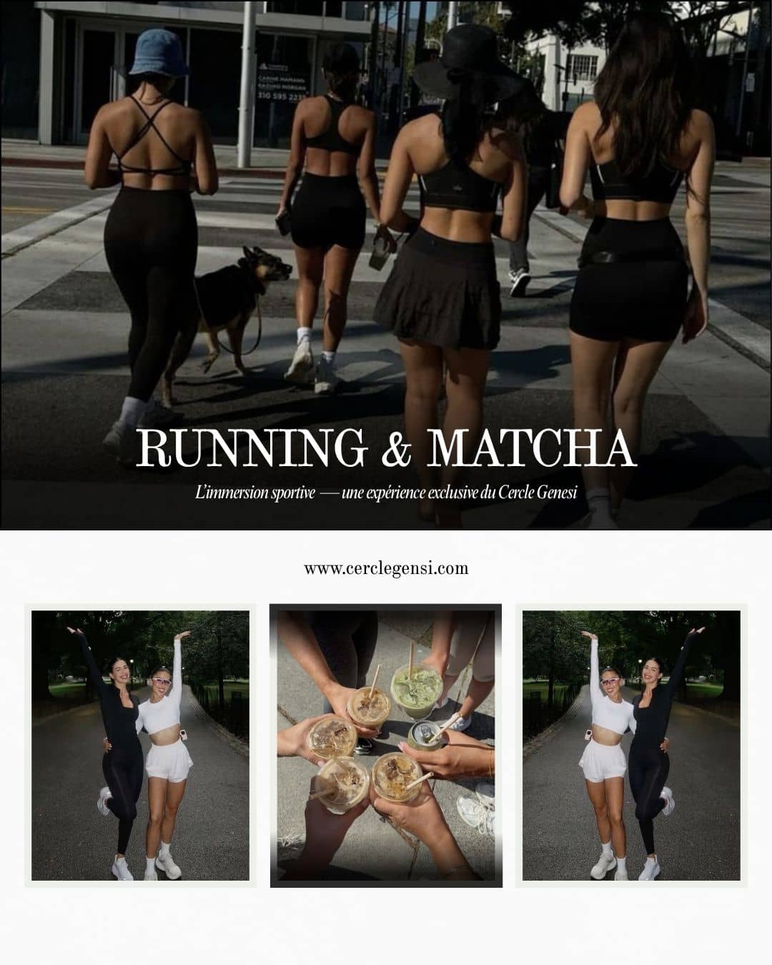 #1 RUNNING & MATCHA — le sport en networking réinventé.