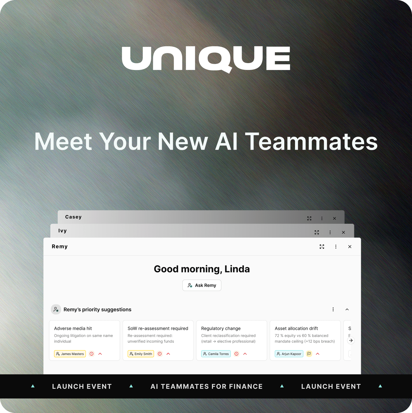 Unique AI Presents: New AI Teammates