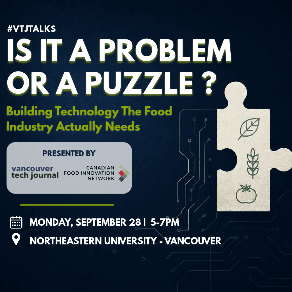 #VTJTalks: Is it a Problem or a Puzzle? Building Technology the Food Industry Actually Needs