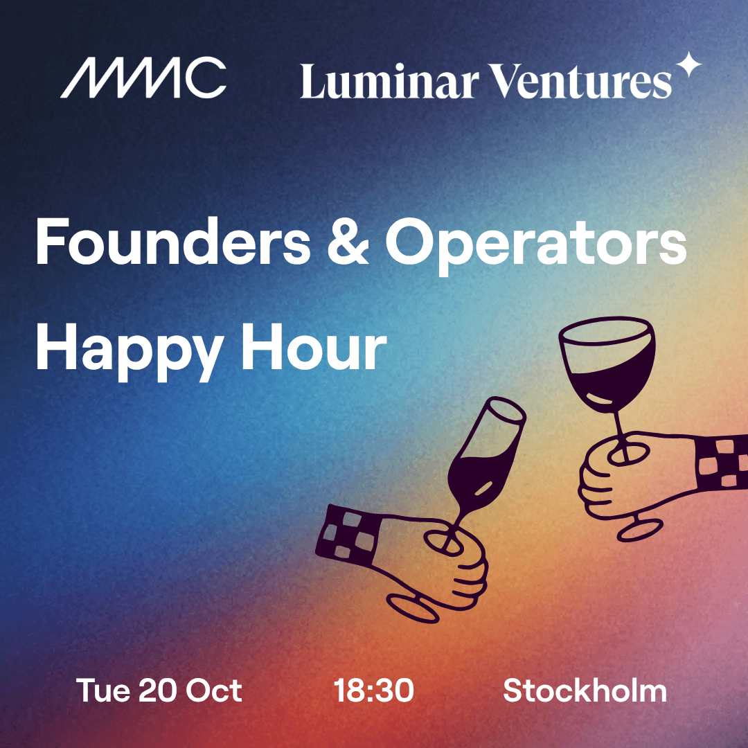 MMC x Luminar: Founders & Operator Drinks