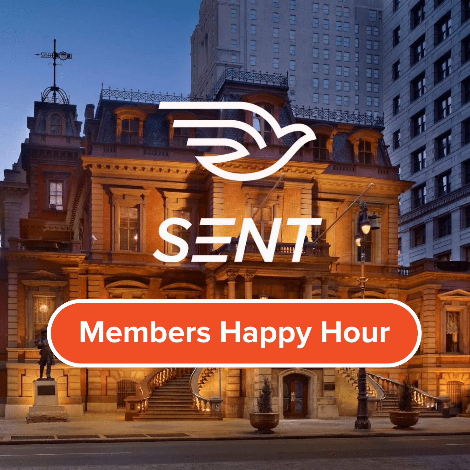 SENT Members Happy Hour @ Union League, Center City (Thursday 10/8)