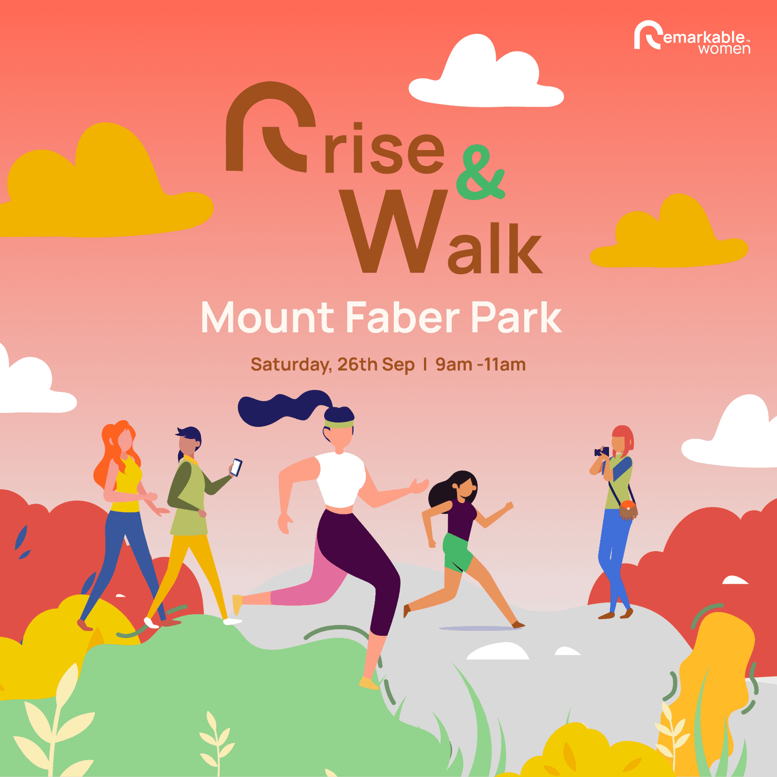 ๐ฟ Rise & Walk - Saturday 26th Sep @Mount Faber Park ๐ฟ