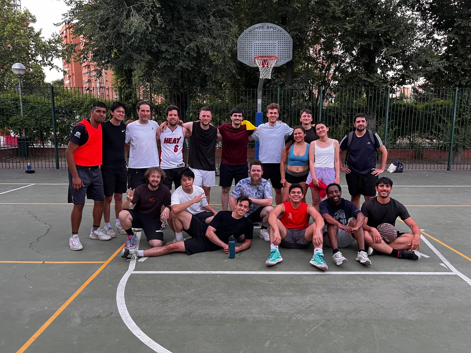 INDOOR HALF-COURT PICKUP GAMES//PLAZA CASTILLA