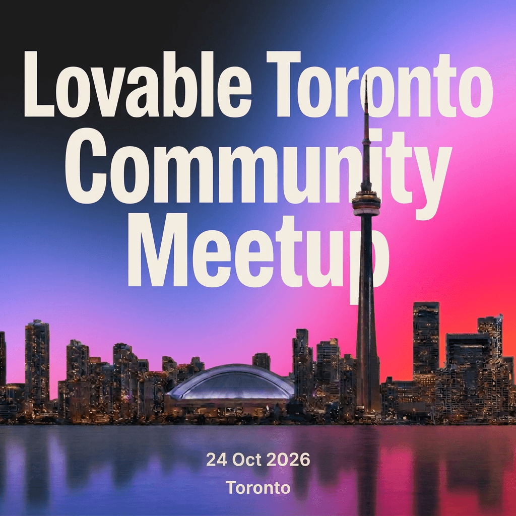 Lovable Toronto Community Meetup