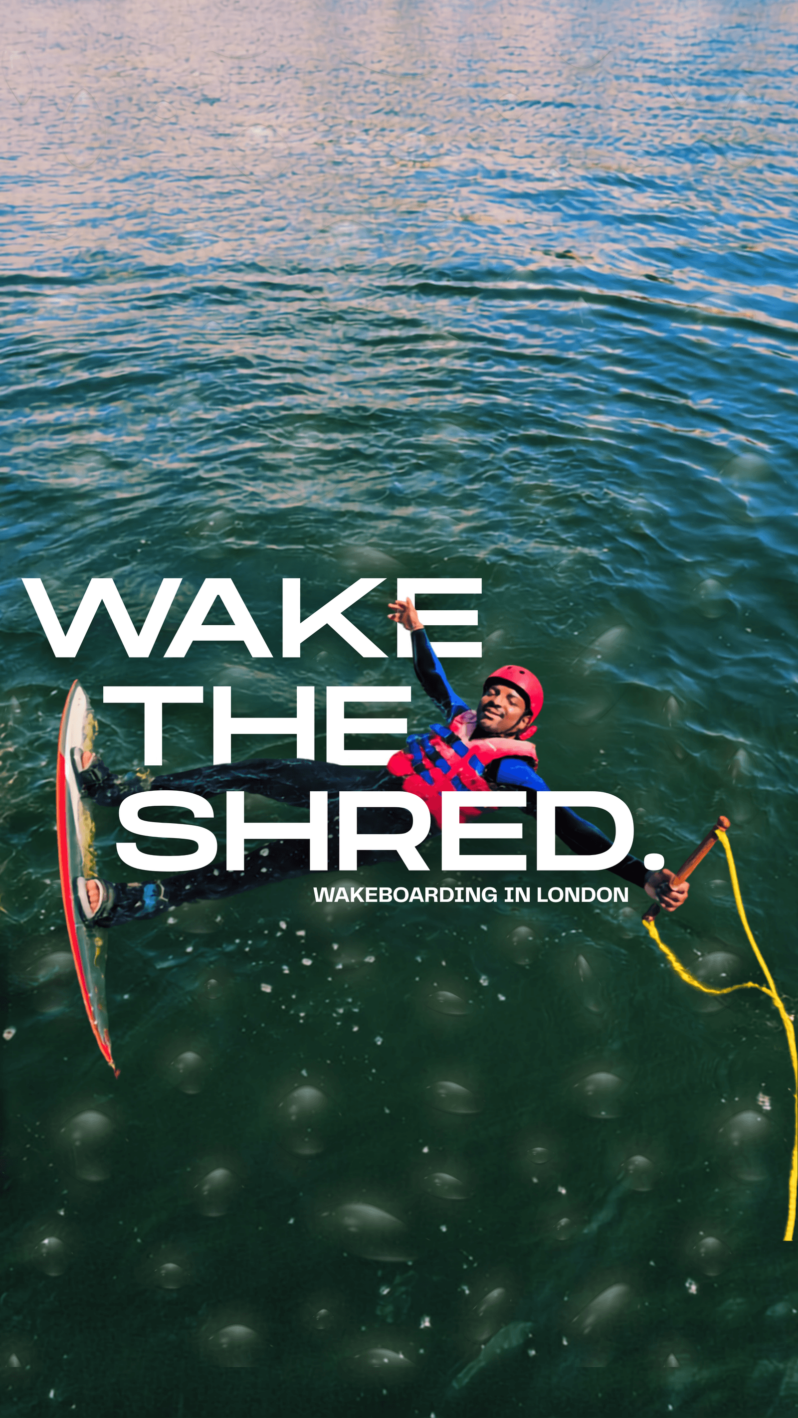 WAKE THE SHRED: Wakeboarding In London
