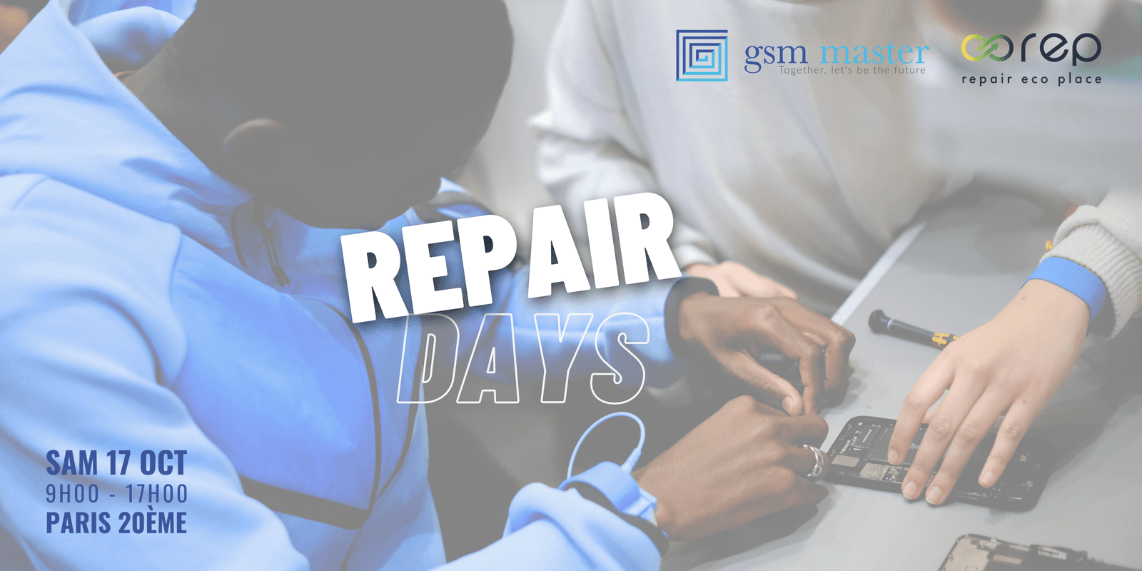 Repair Days - par GSM Master – École du Réemploi & Repair Eco Place