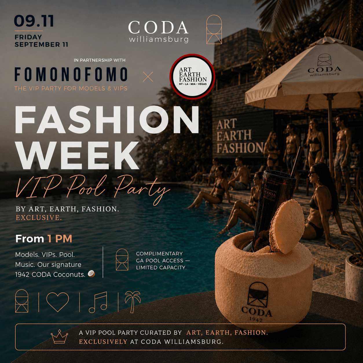 FOMONOFOMO FASHION WEEK POOL PARTY