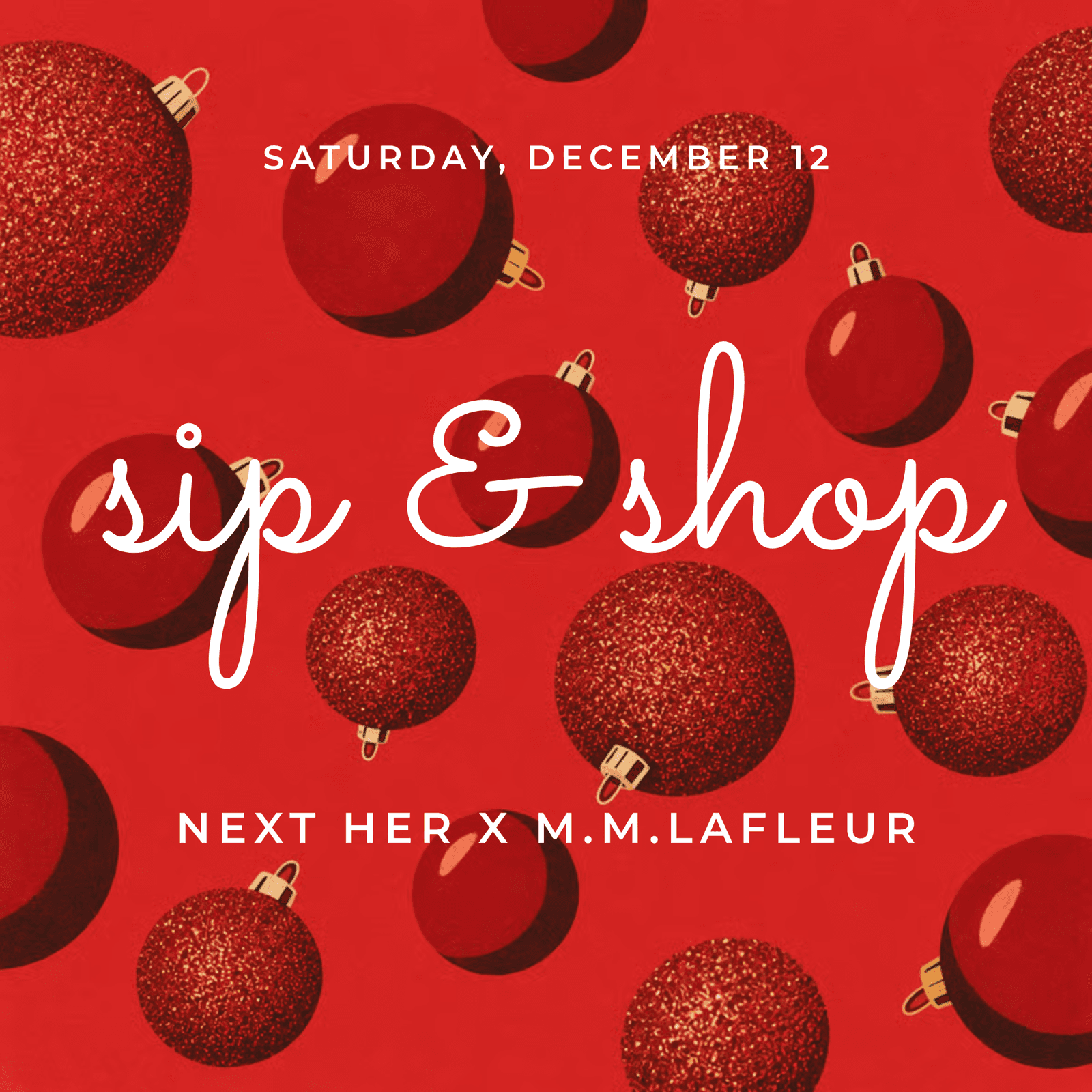 Next Her x M.M.LaFleur DC Sip & Shop Event
