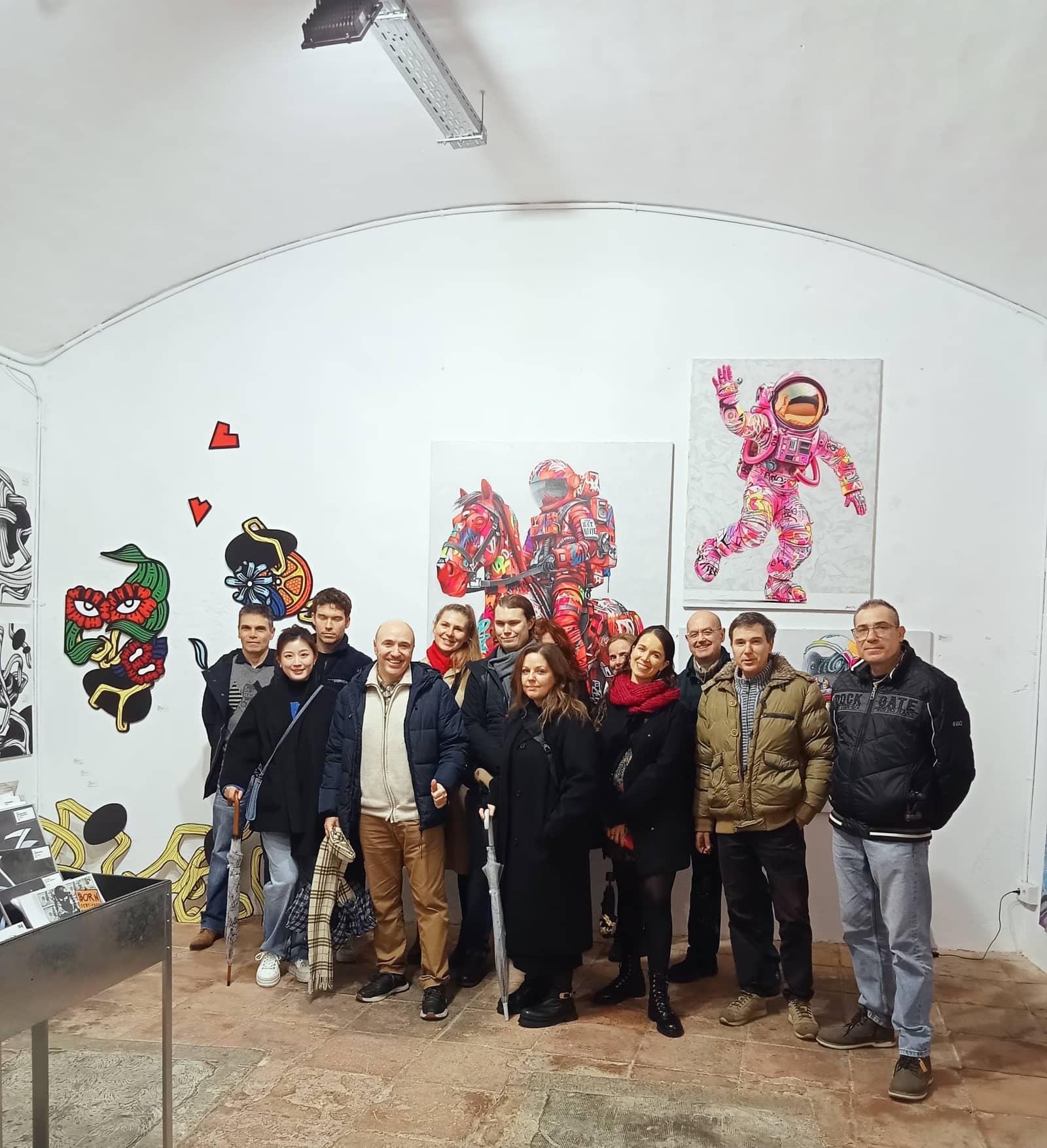 Art Exhibition Opening at Art Gallery in Born