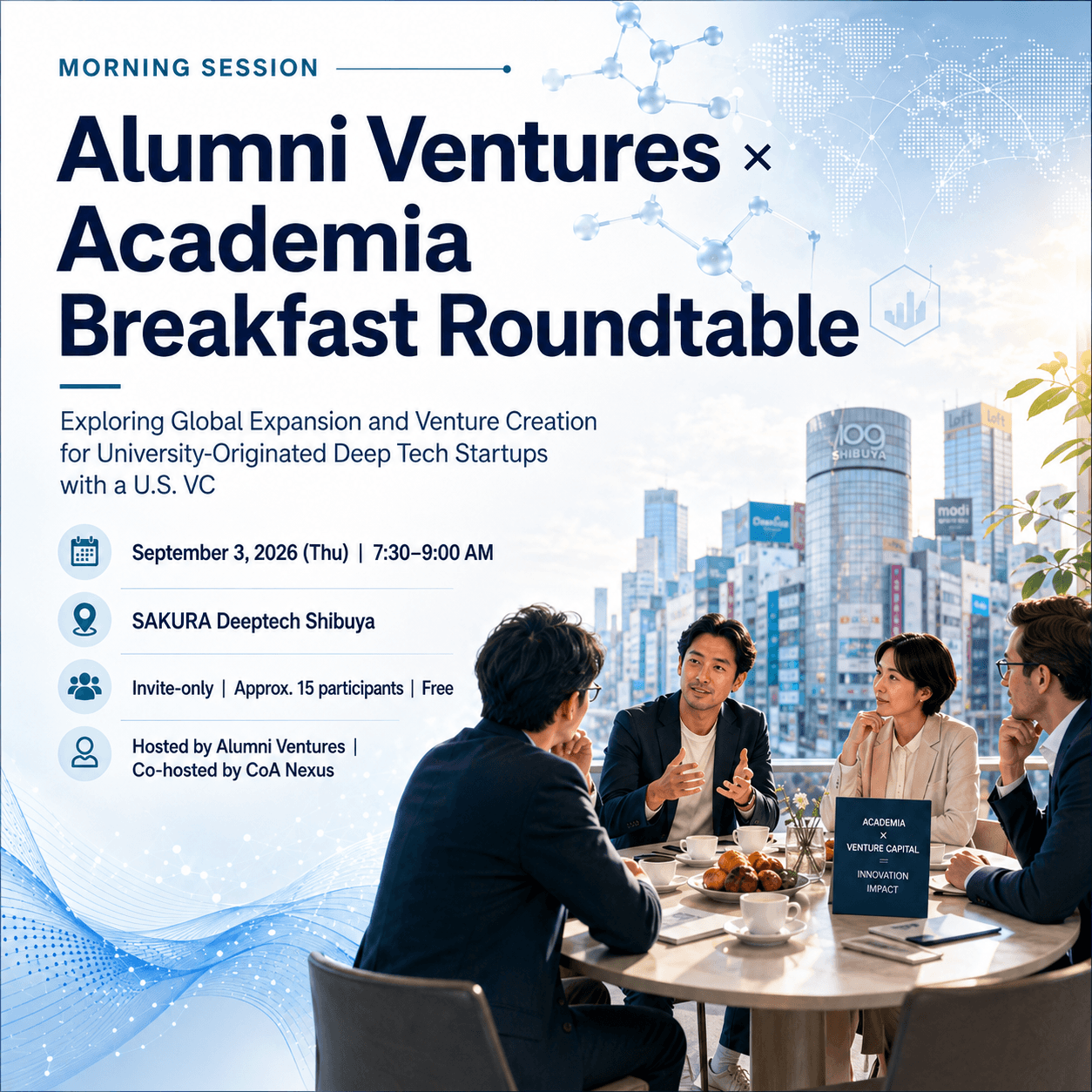 Alumni Ventures × Academia Breakfast Roundtable