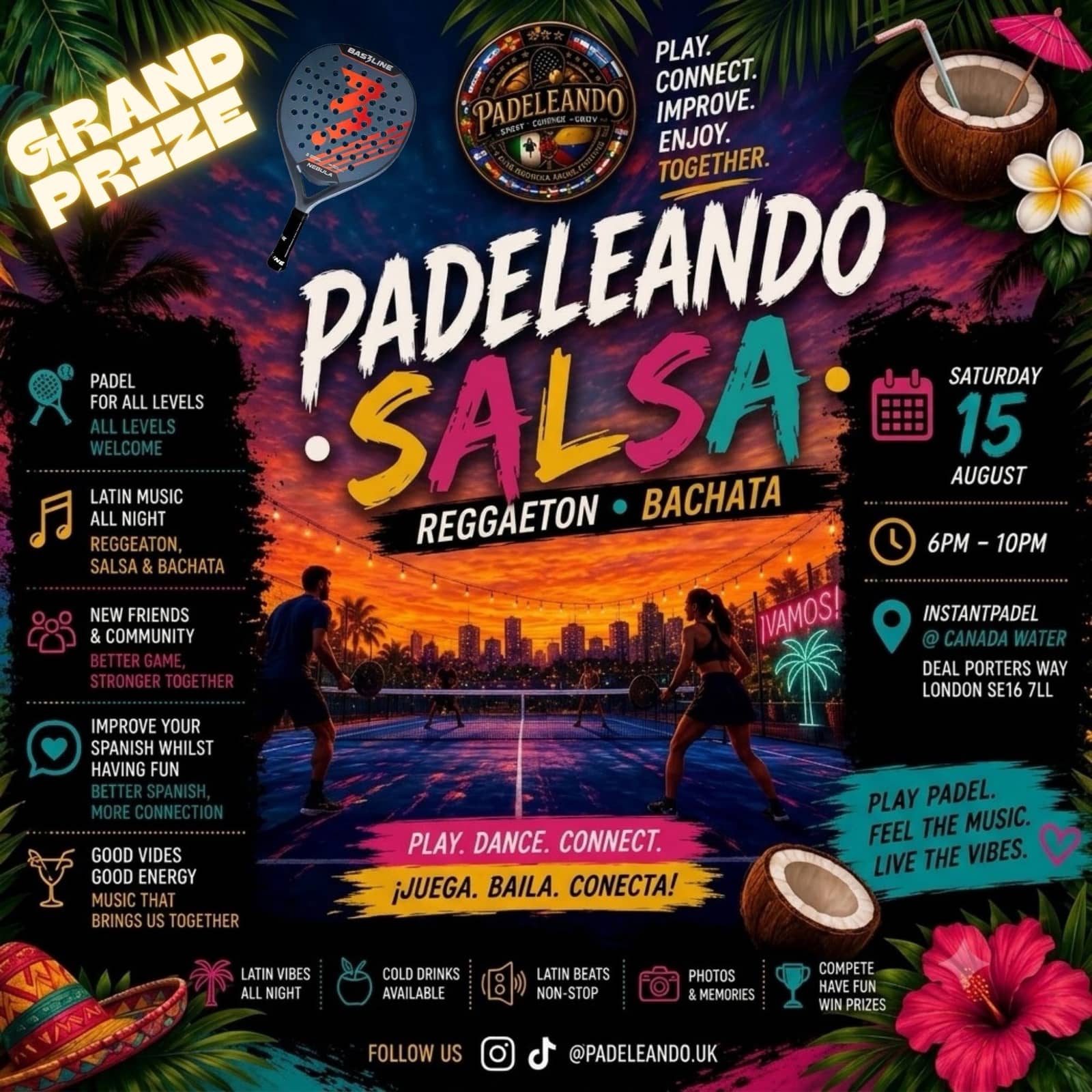Padel Y Salsa Y Más 🫢🎾🍷