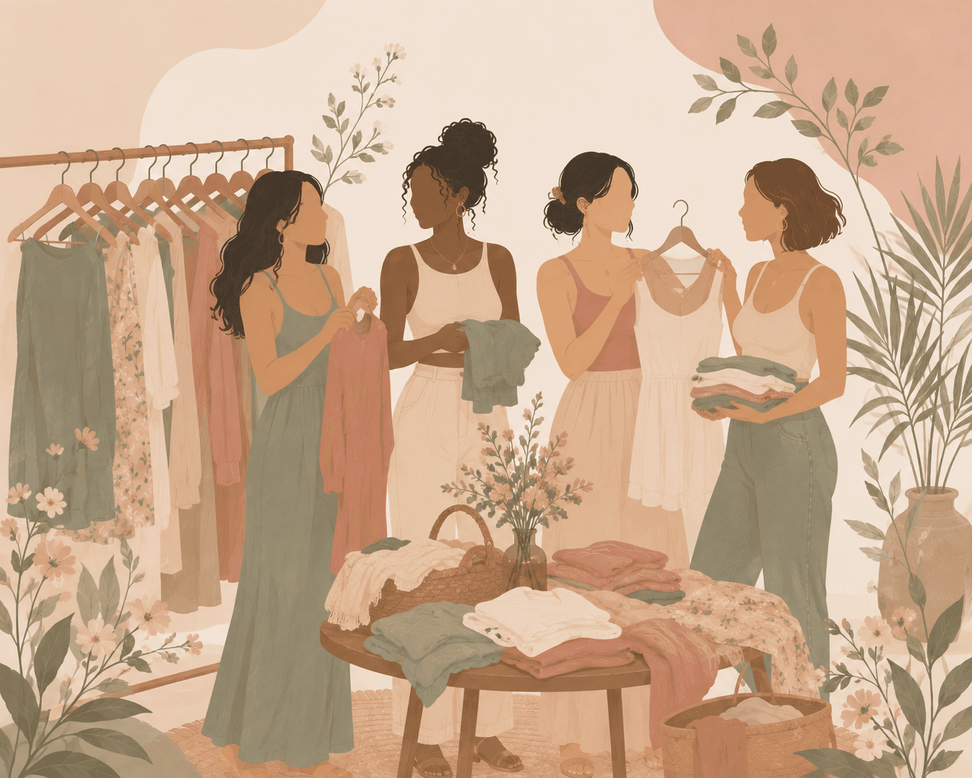 the gather: end of summer movement & clothing swap