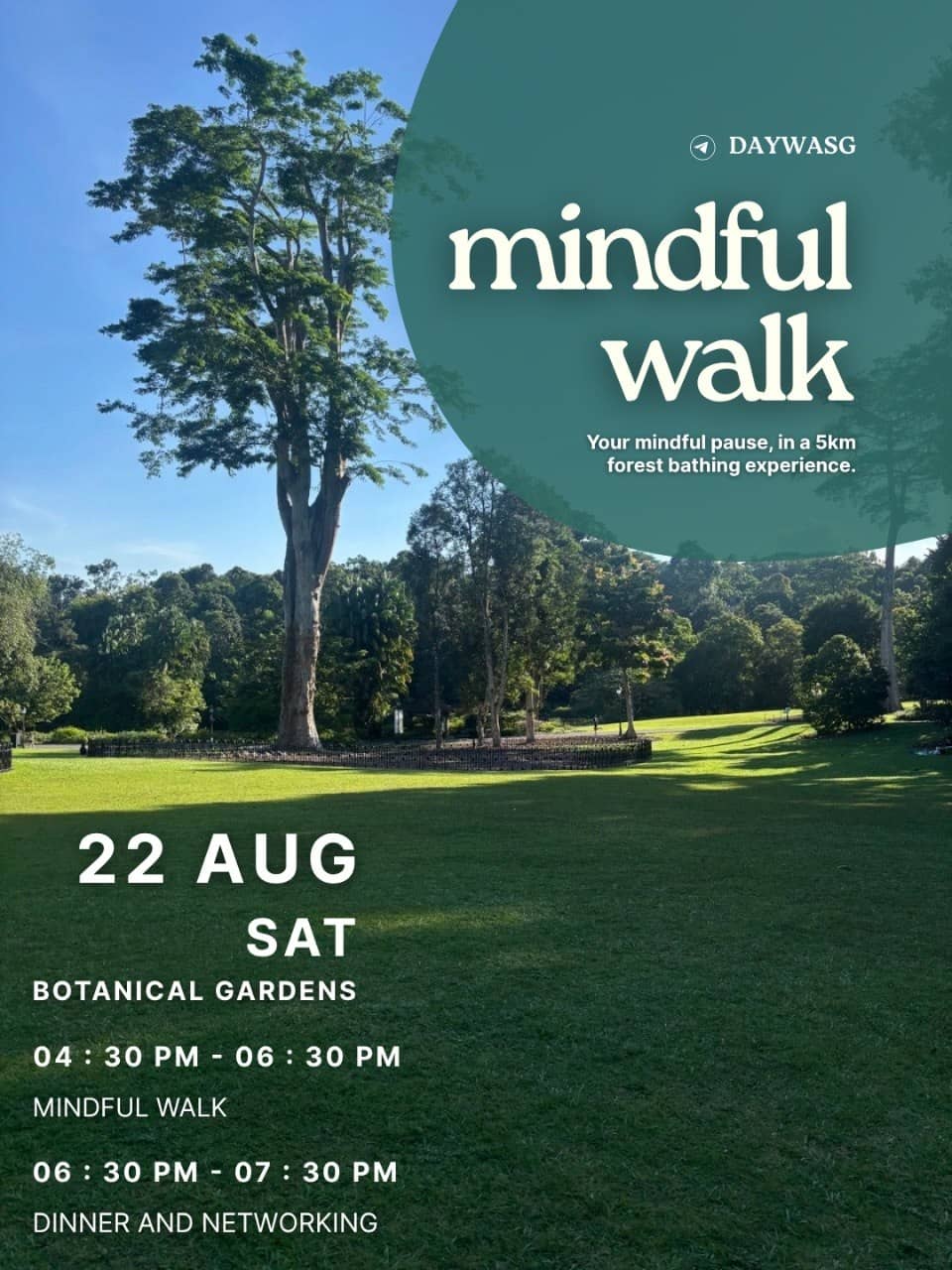 Mindful Walk - Singapore Botanical Garden