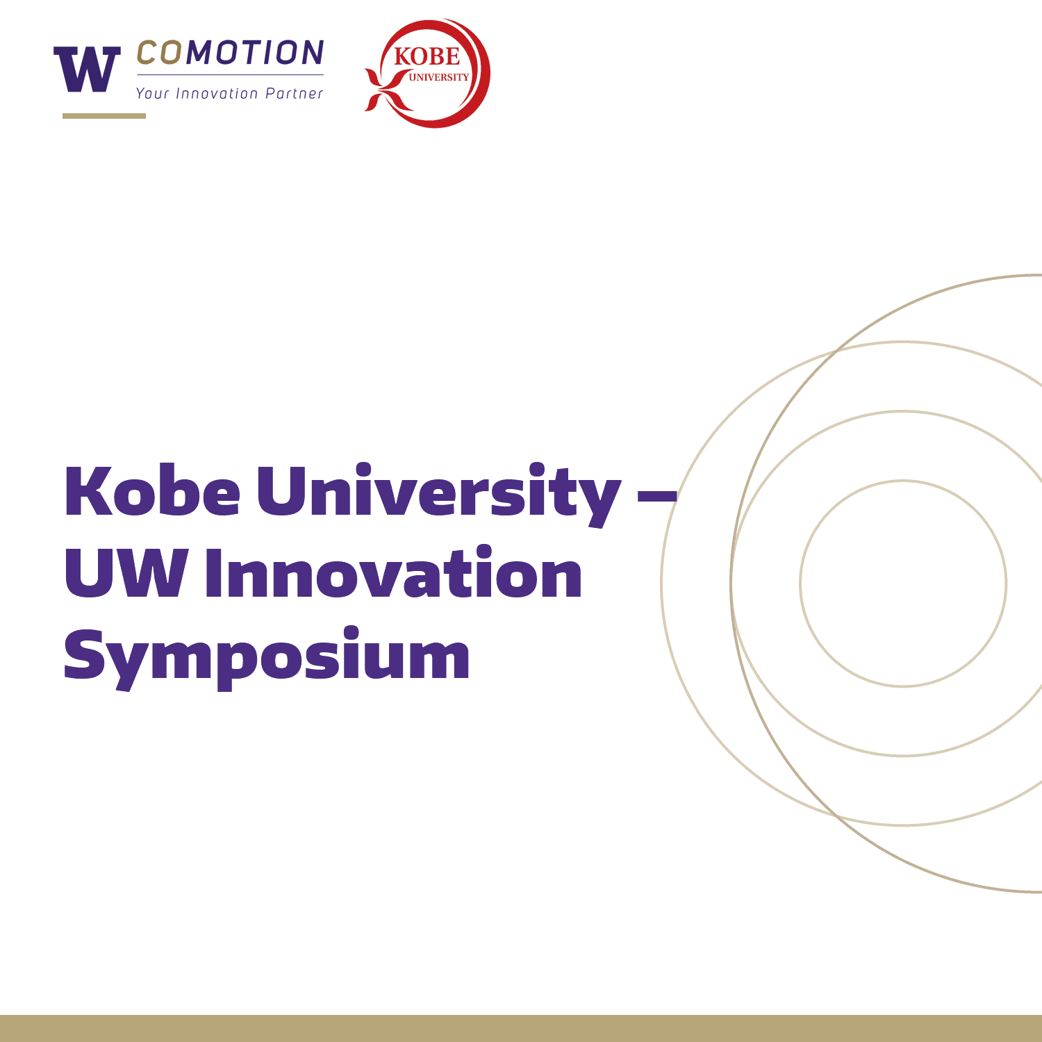 Kobe University- UW Innovation Symposium