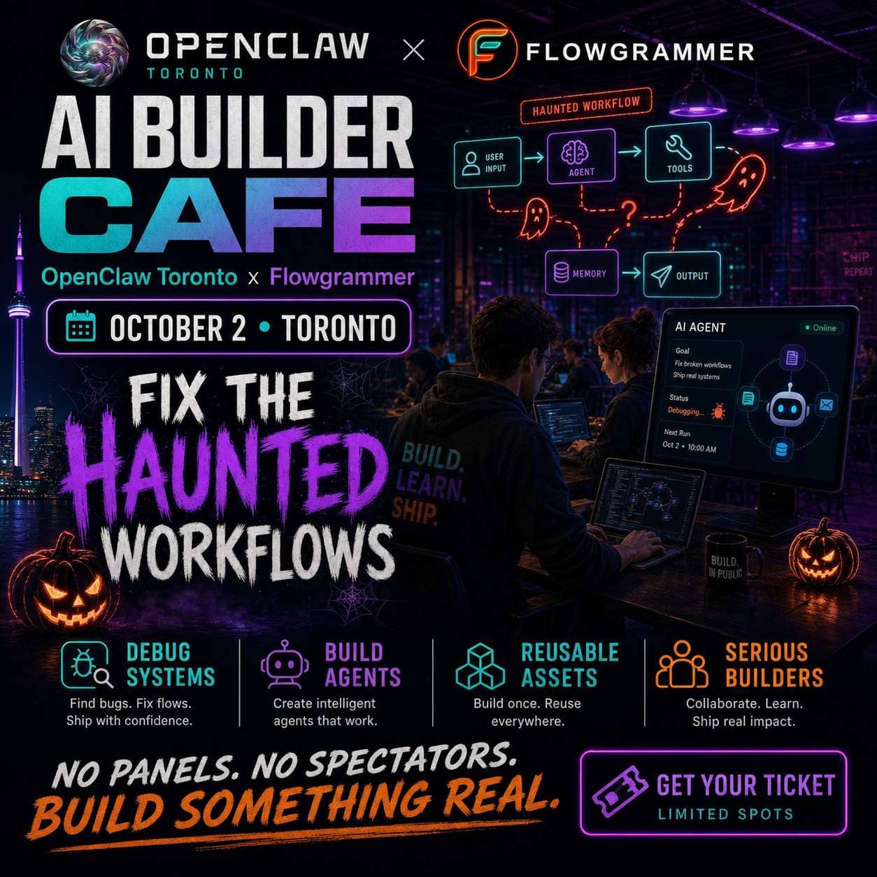 AI Builder Cafe - Build Something Scary