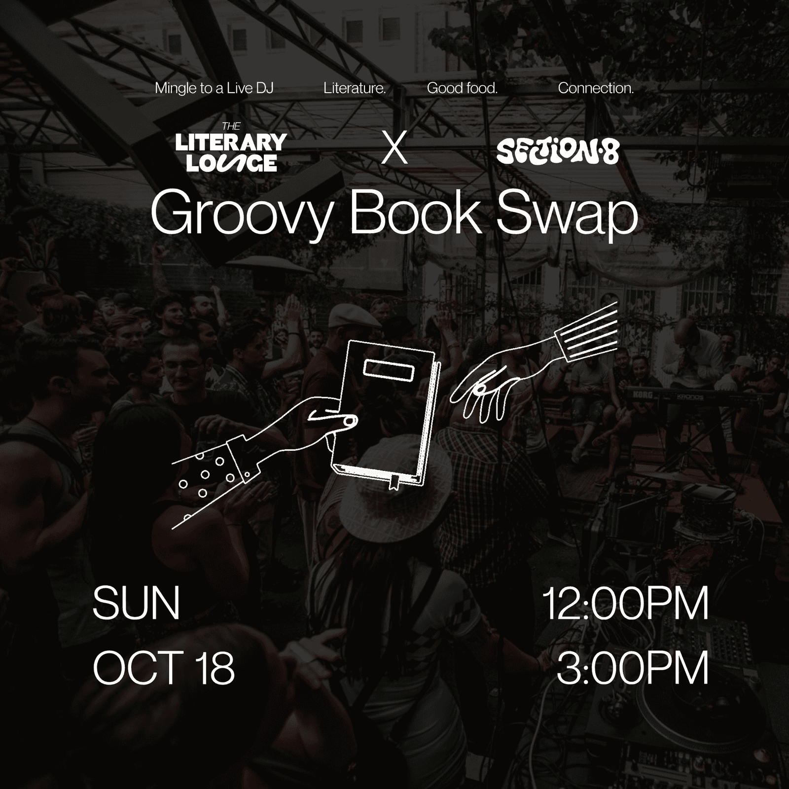 Section 8 x TLL Groovy Book Swap
