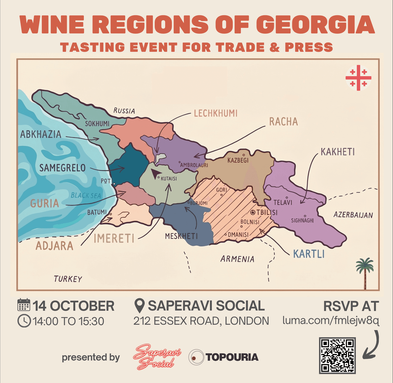 Wine Regions of Georgia: Tasting Event
