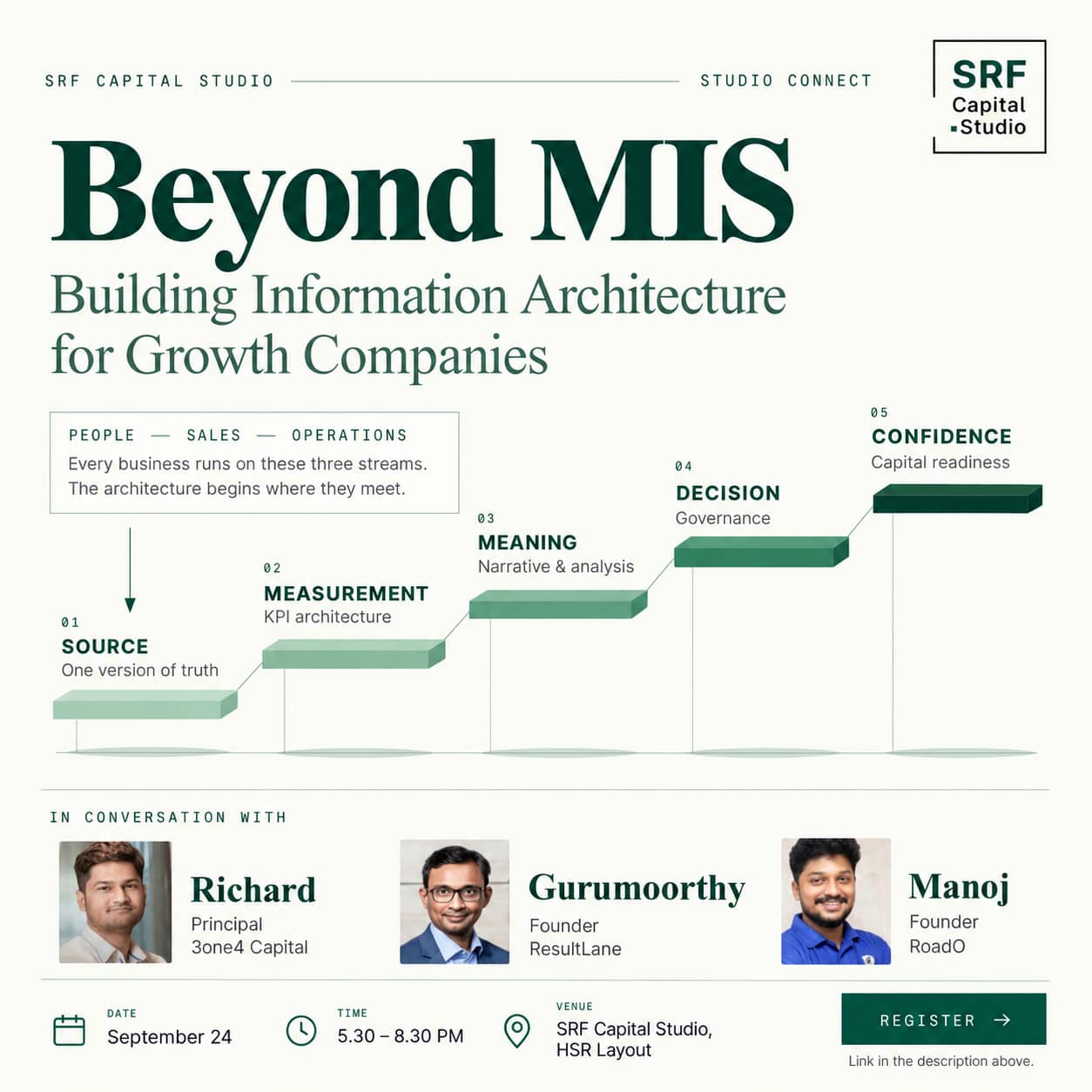 Beyond MIS: Building Information Architecture for Growth Companies