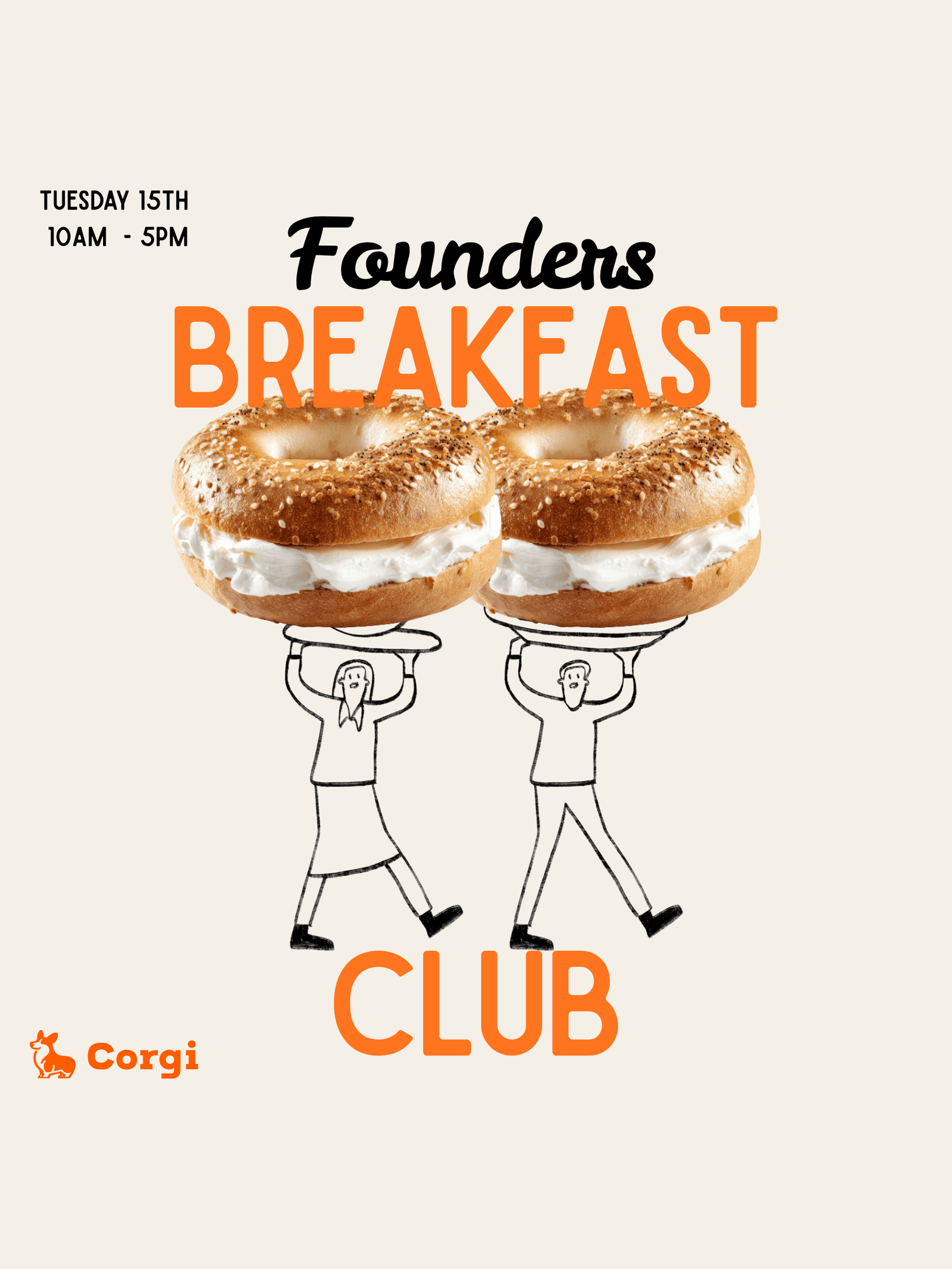 Founders Breakfast Club and Coworking @ Corgi Cafe