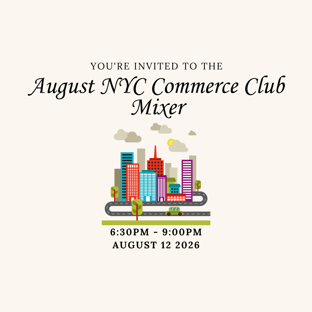 NYC Commerce Club August Mixer
